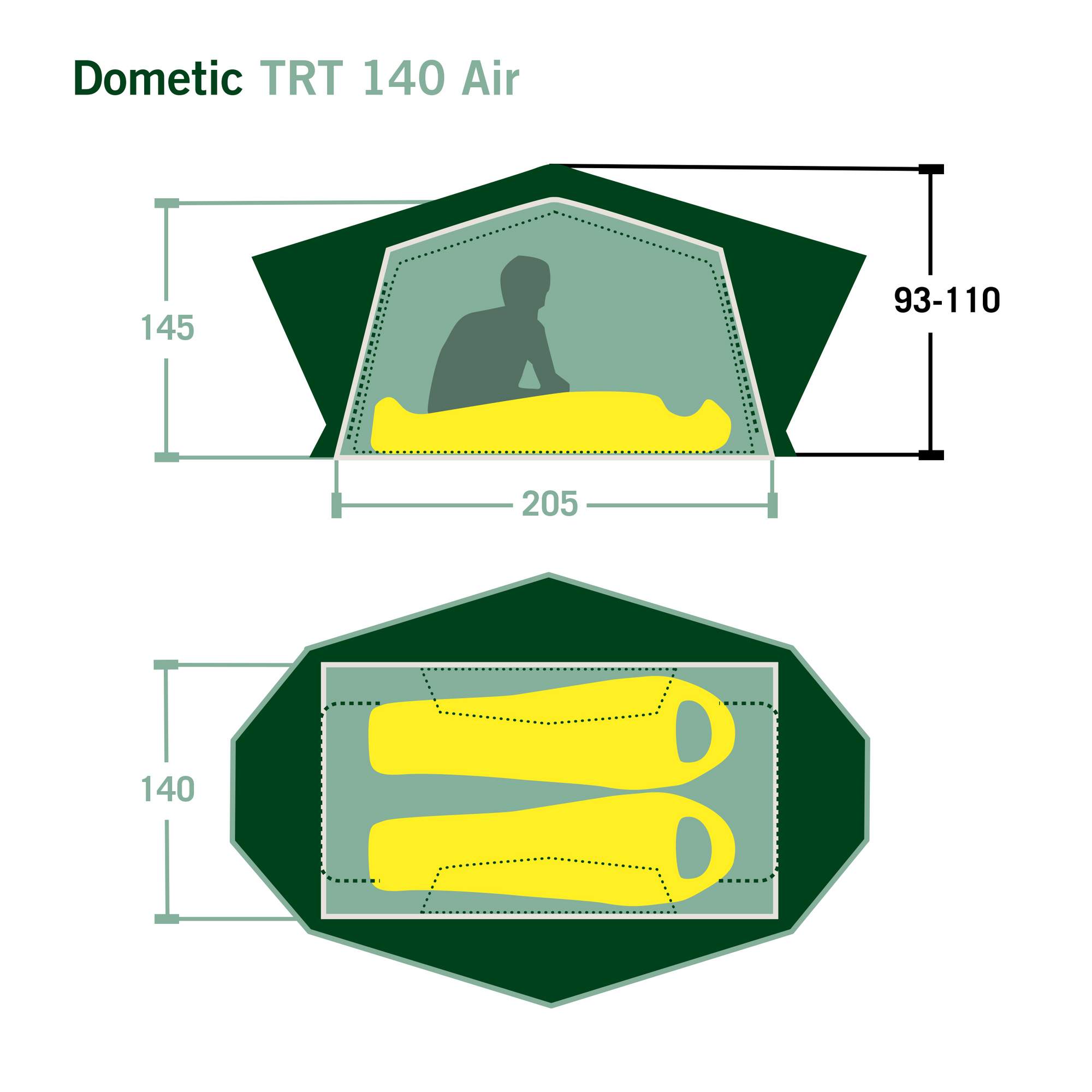 Dometic TRT 140 AIR - Dachzelt