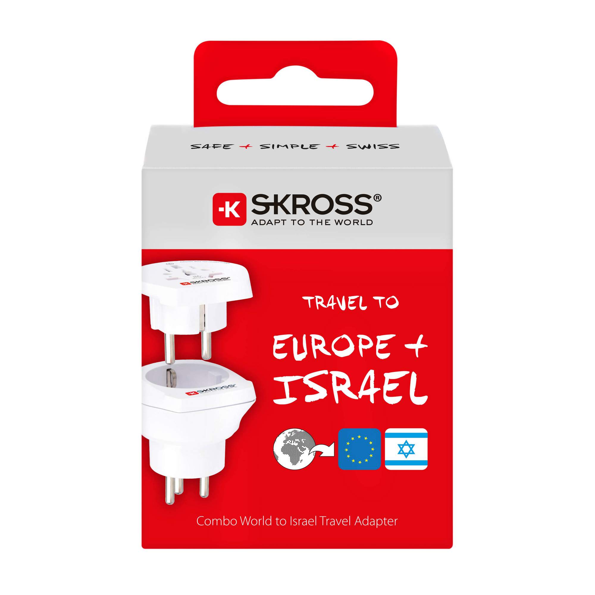 SKROSS COMBO EU+ISR - Reisestecker