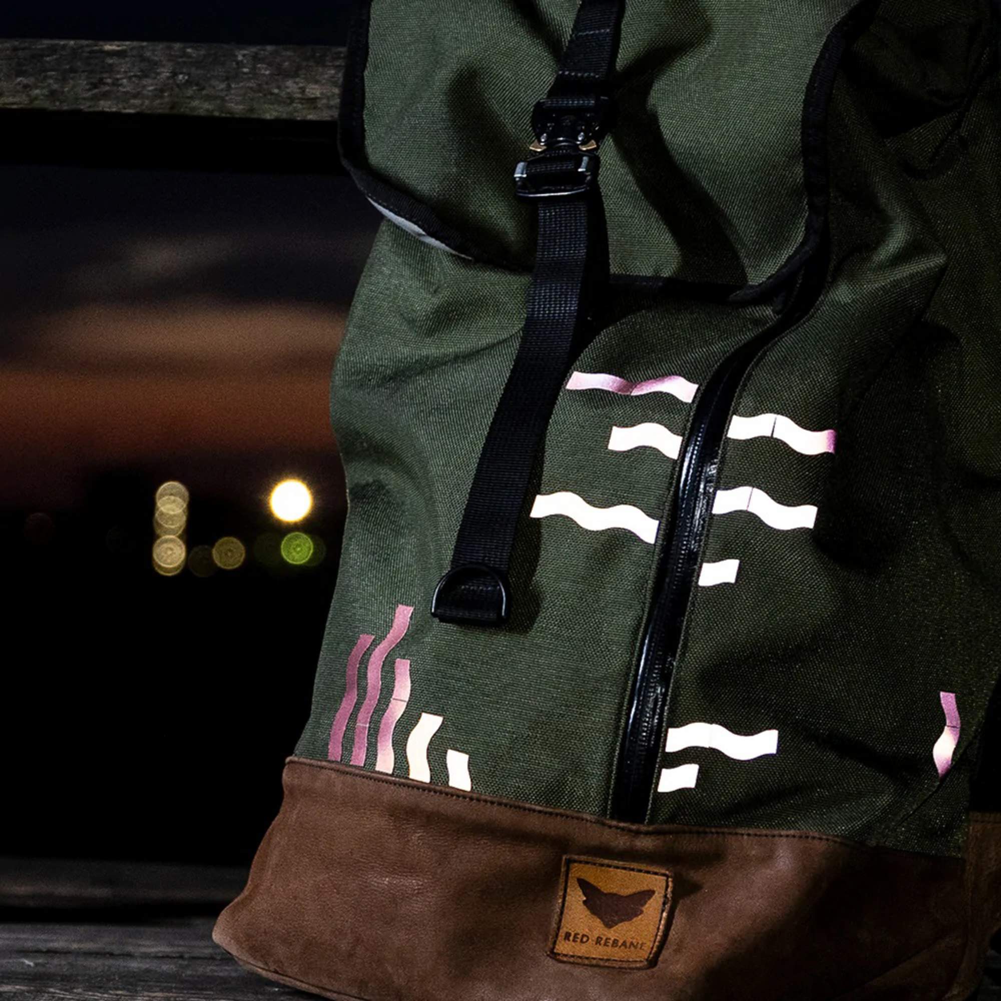 REFLECTIVE Berlin REFLECTIVE FABRIC STICKERS WAVES - Fahrradzubehör