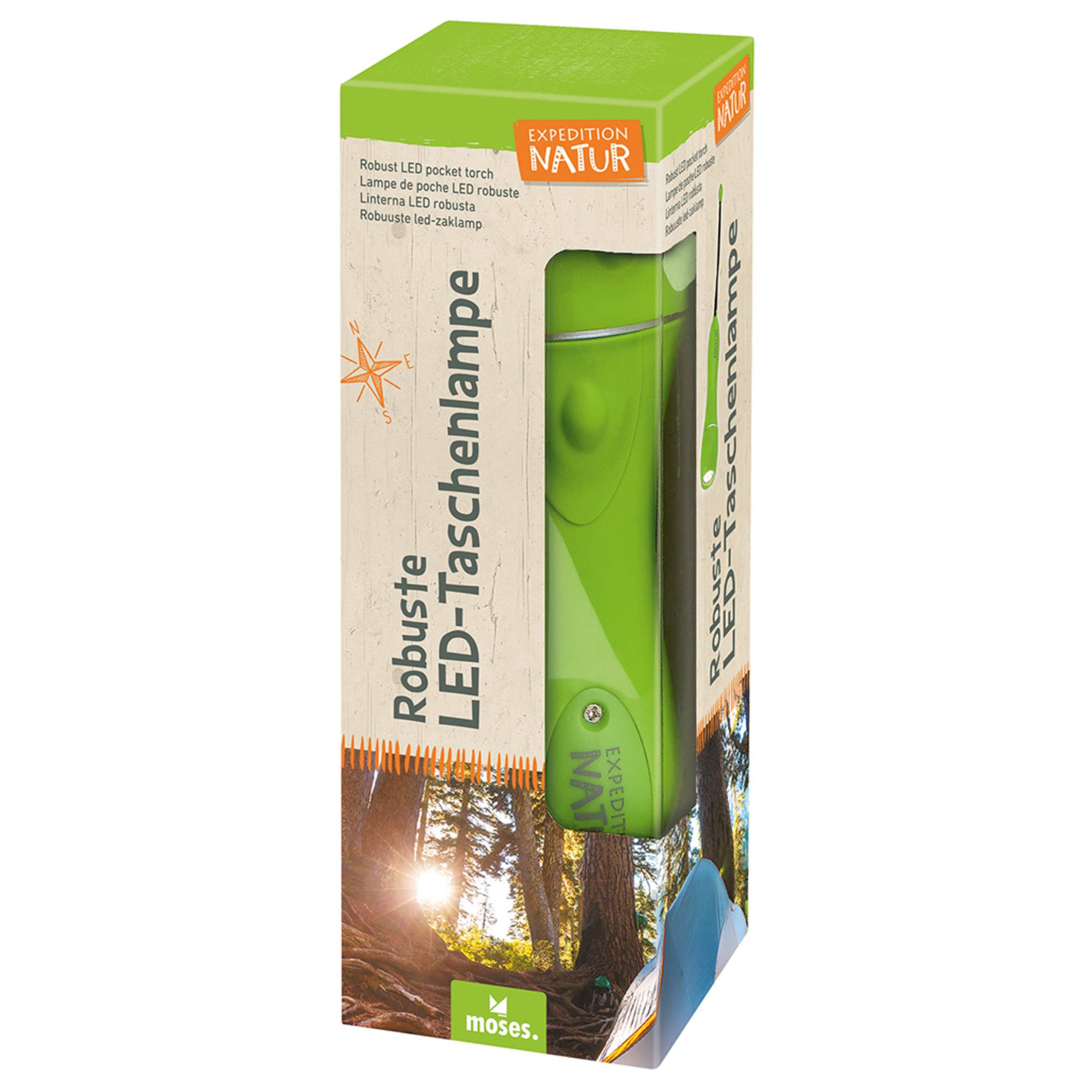 Moses Verlag EXPEDITION NATUR ROBUSTE LED - TASCHENLAMPE