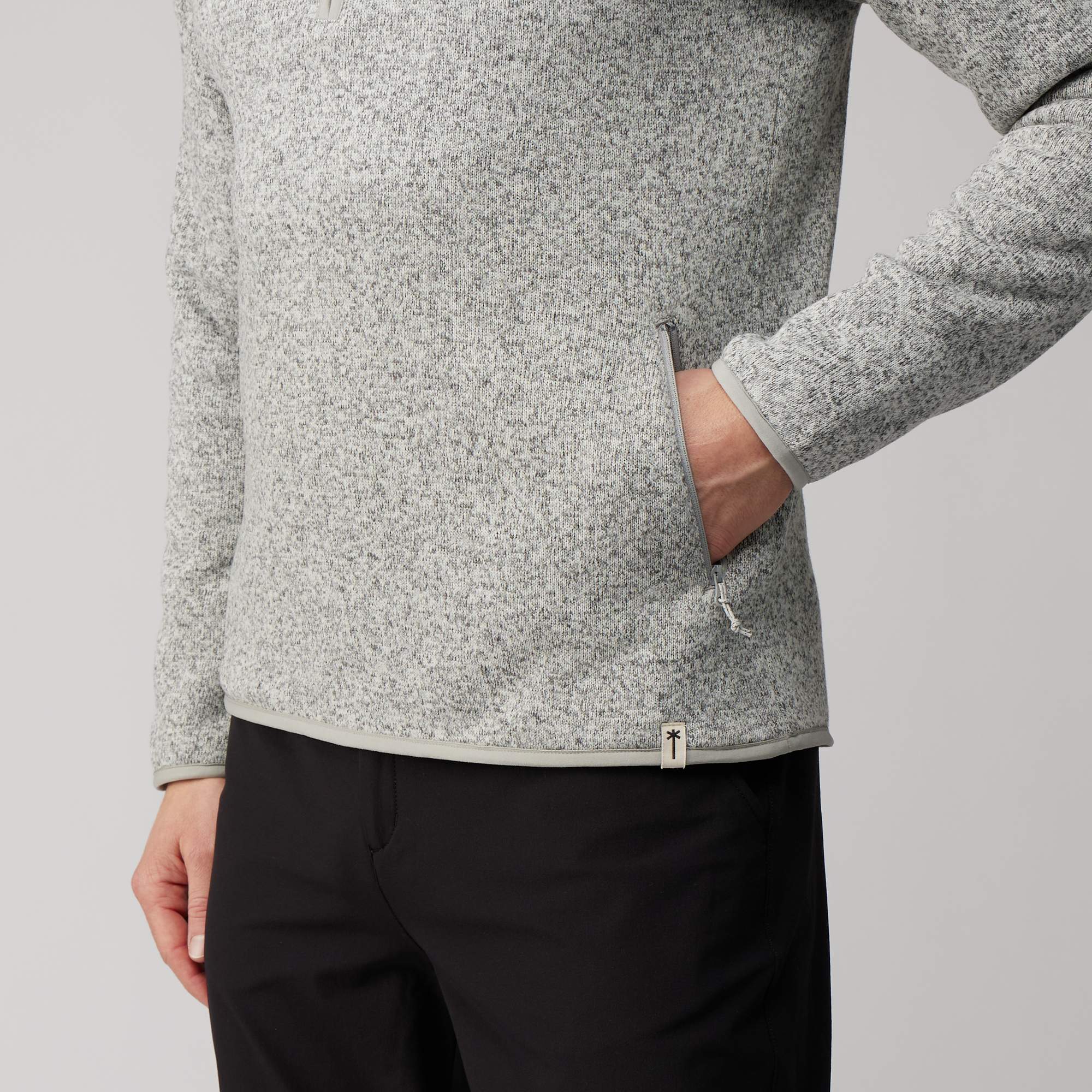 FRILUFTS HAGLEREN KNITTED FLEECE HALFZIP Herren - Fleecepullover