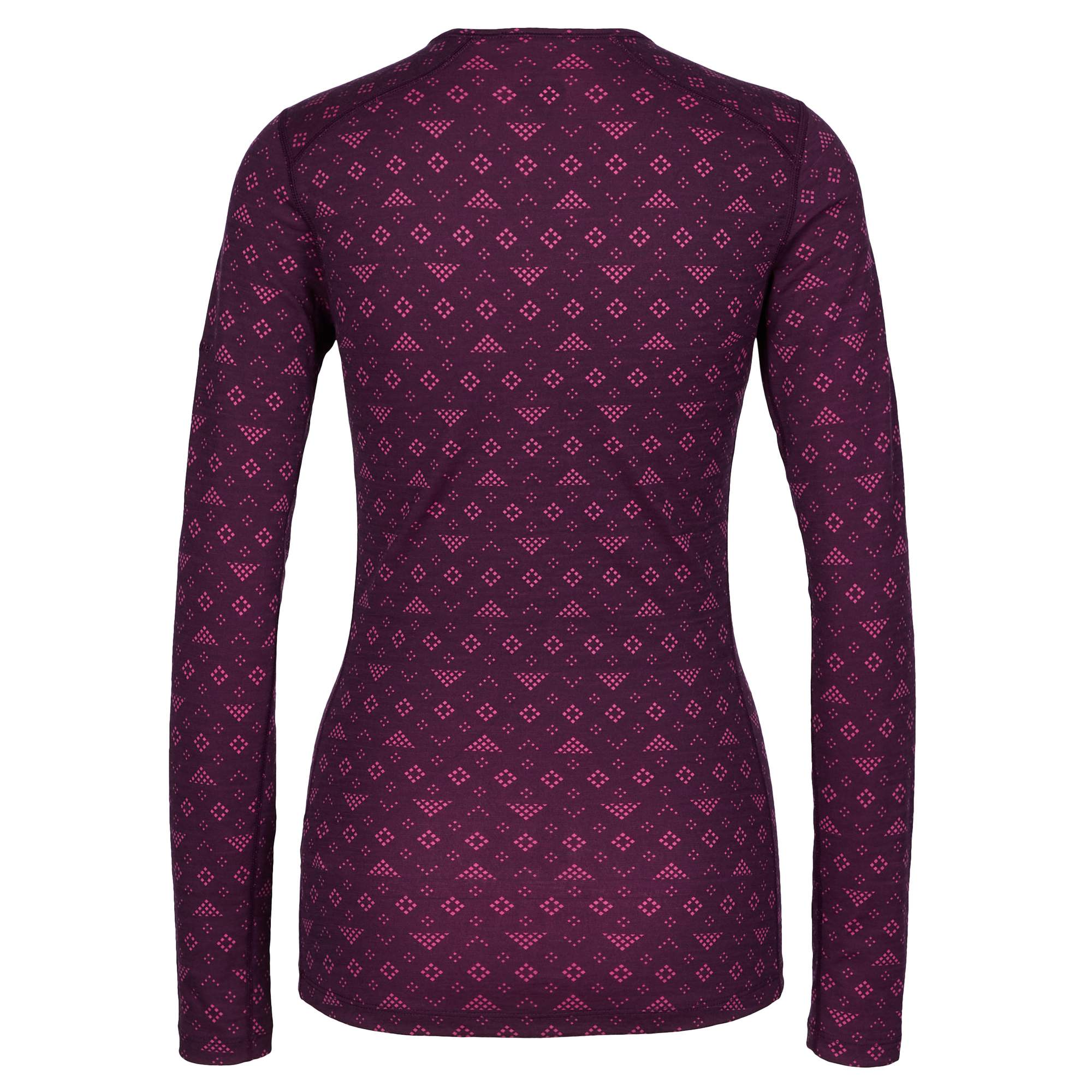 Icebreaker W MERINO 200 OASIS LS CREWE FIRST SNOW Damen - Funktionsshirt