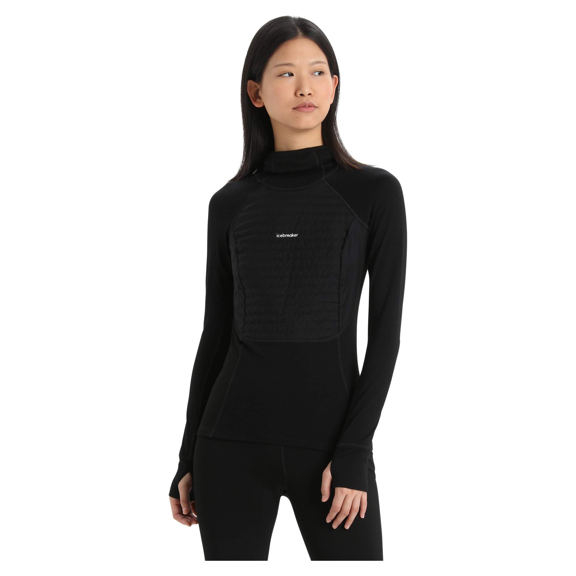 Icebreaker W MERINO ZONEKNIT INSULATED LS HOODIE Damen - Funktionsshirt Icebreaker W MERINO ZONEKNIT INSULATED LS HOODIE Damen - Funktionsshirt