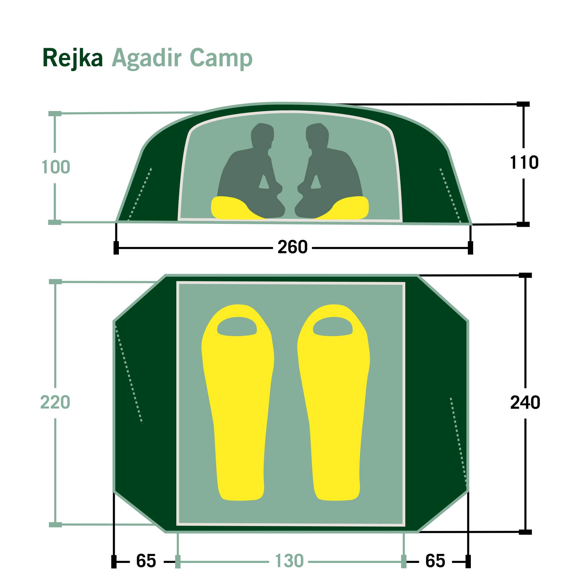 Rejka AGADIR CAMP - Kuppelzelt
