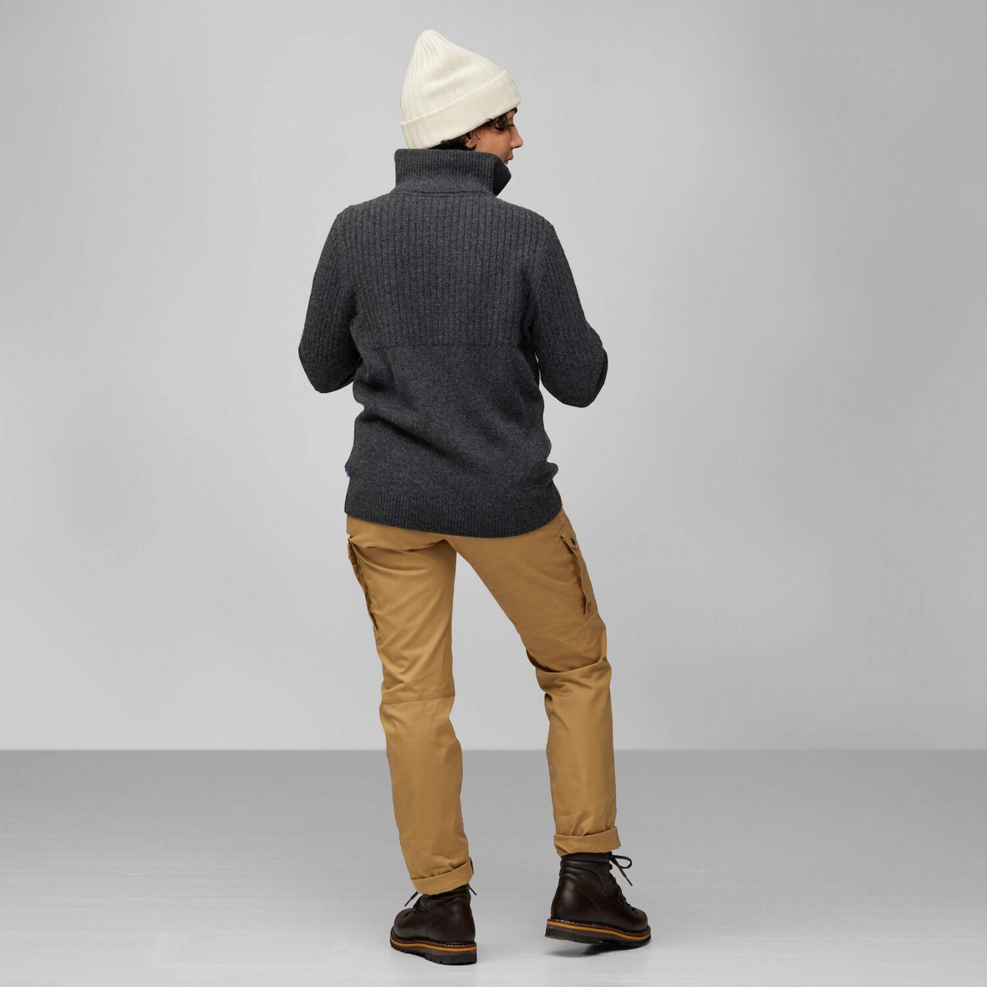 Fjällräven ÖVIK HALF ZIP KNIT W Damen - Wollpullover