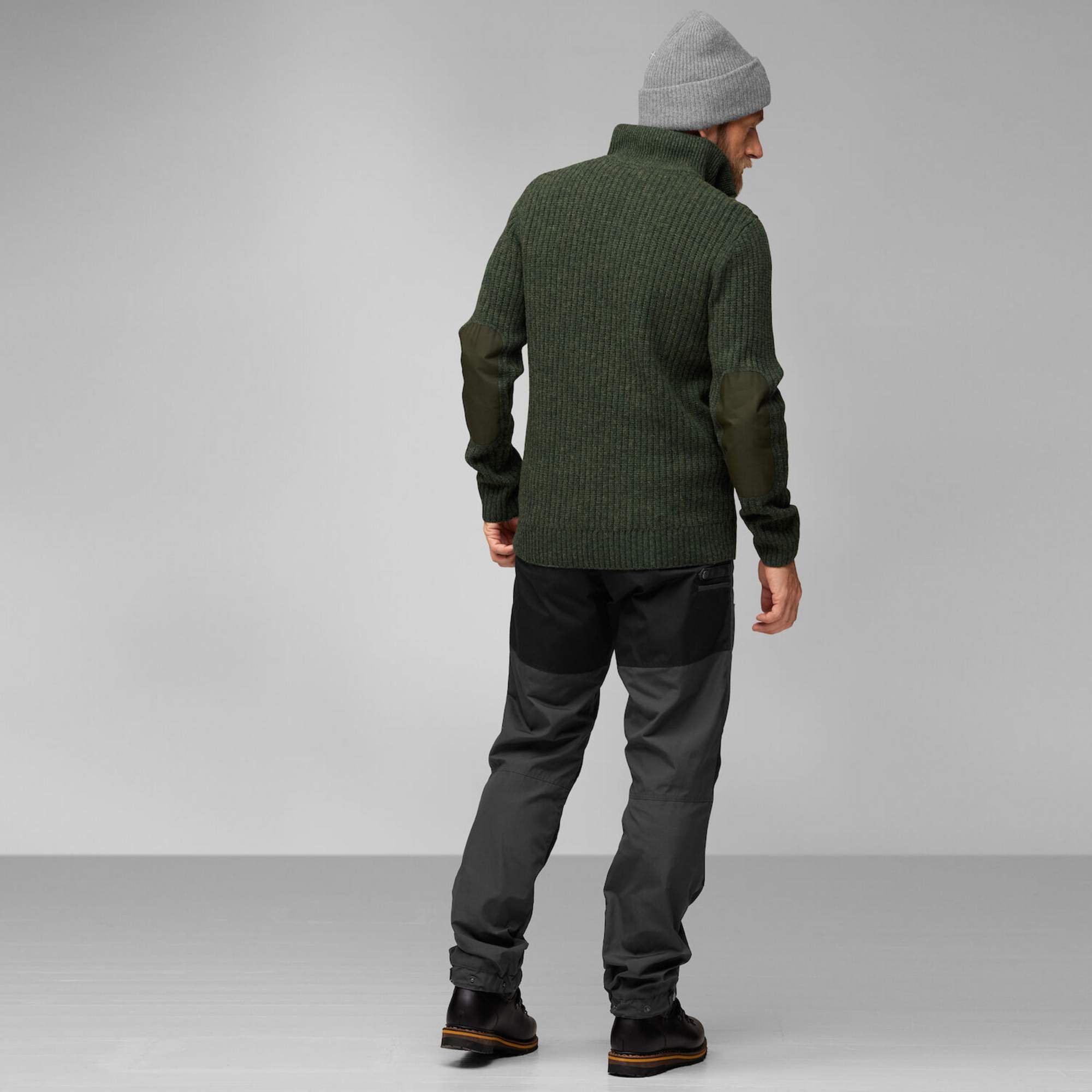 Fjällräven ÖVIK HALF ZIP KNIT M Herren - Wollpullover