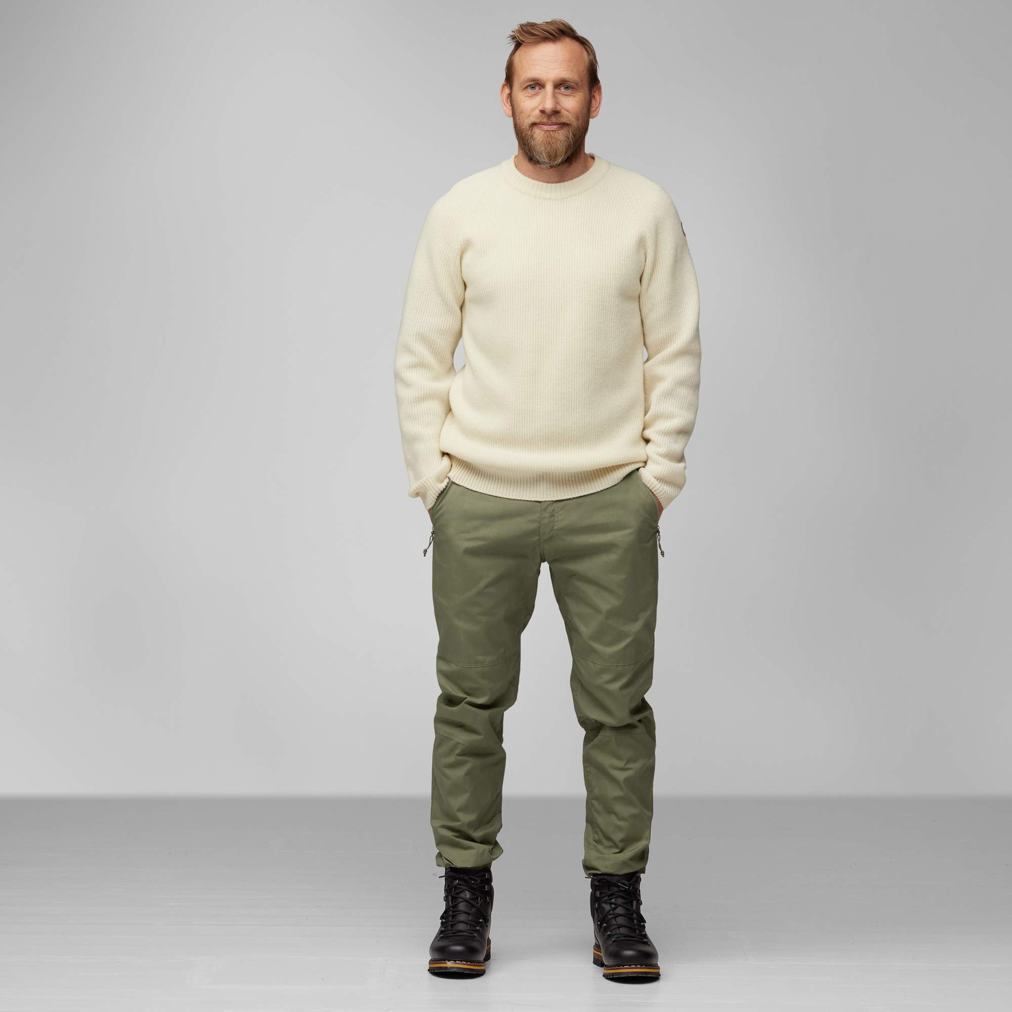 Fjällräven ÖVIK RIB SWEATER M Herren - Wollpullover