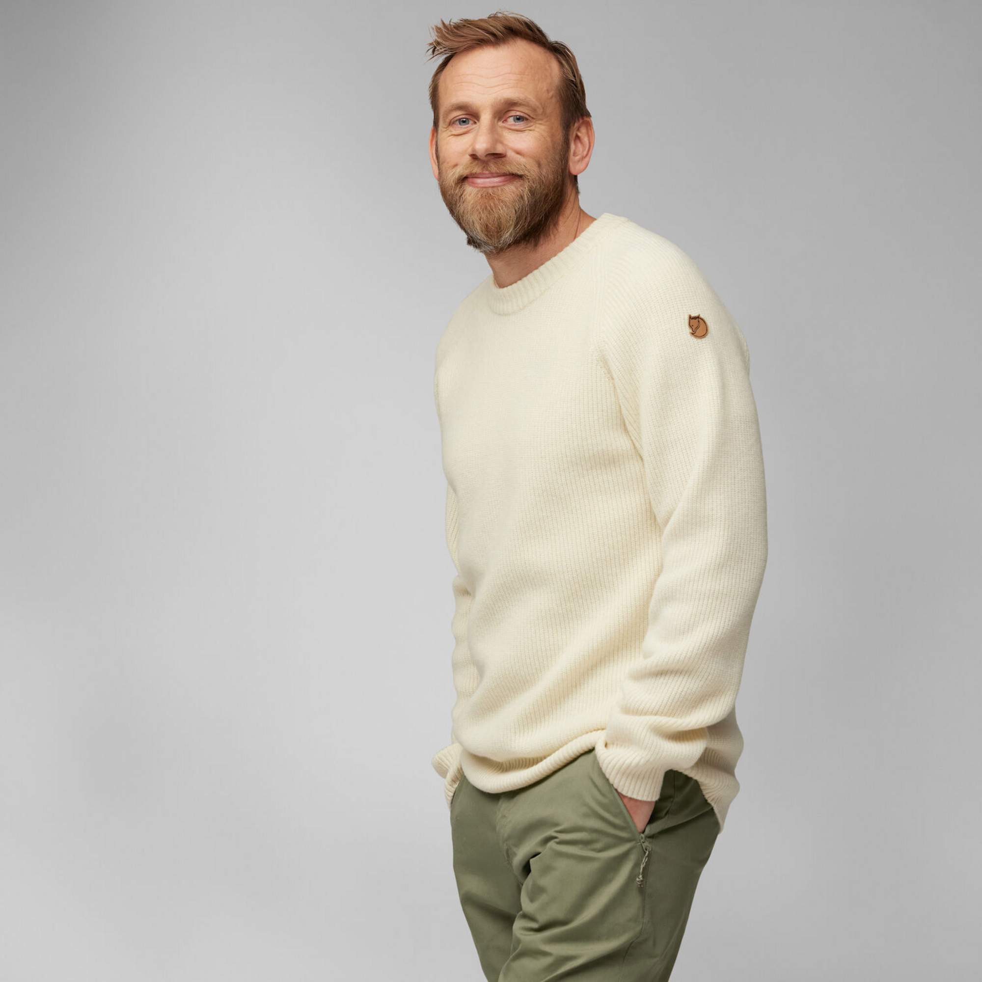 Fjällräven ÖVIK RIB SWEATER M Herren - Wollpullover