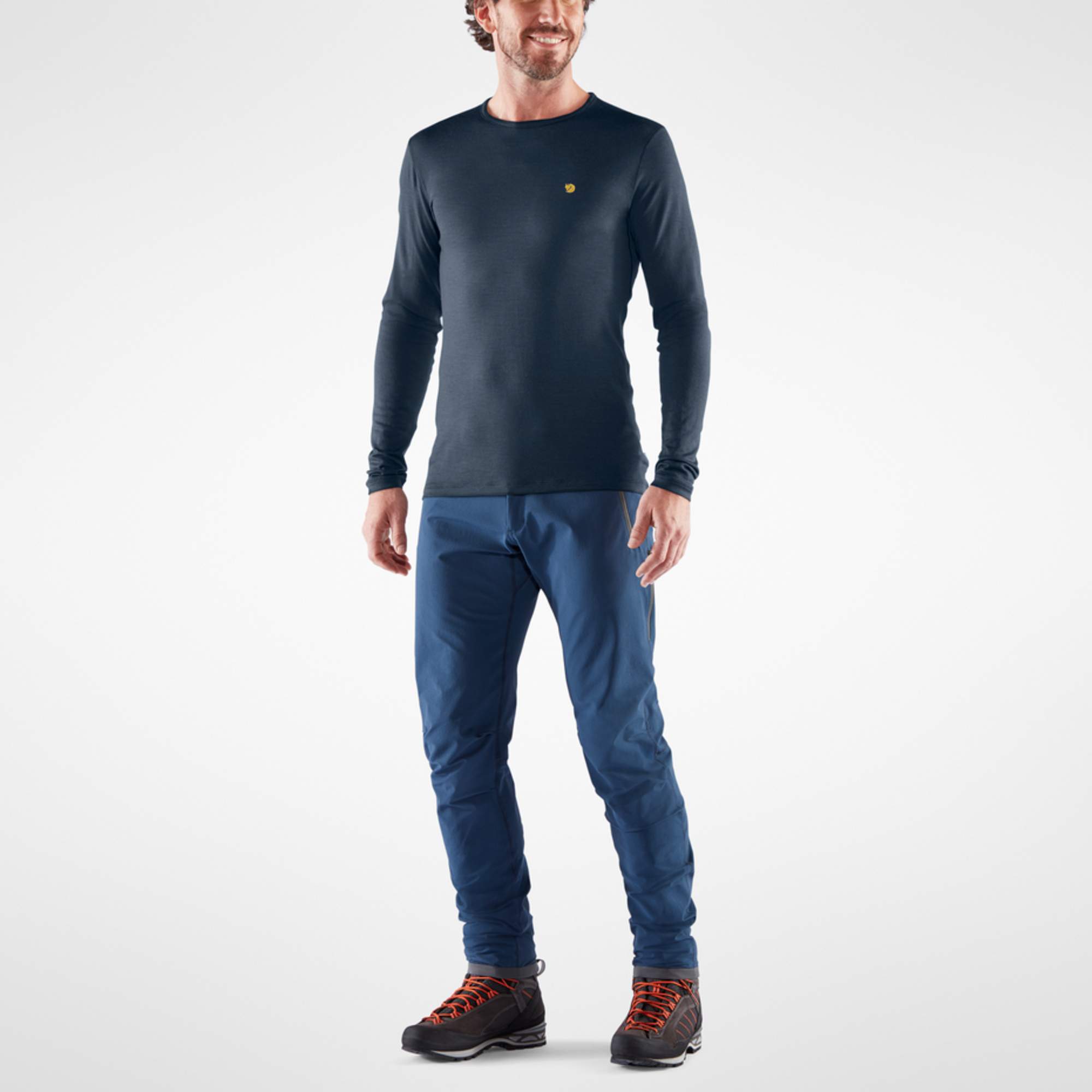 Fjällräven BERGTAGEN THINWOOL LS M Herren - Funktionsunterwäsche