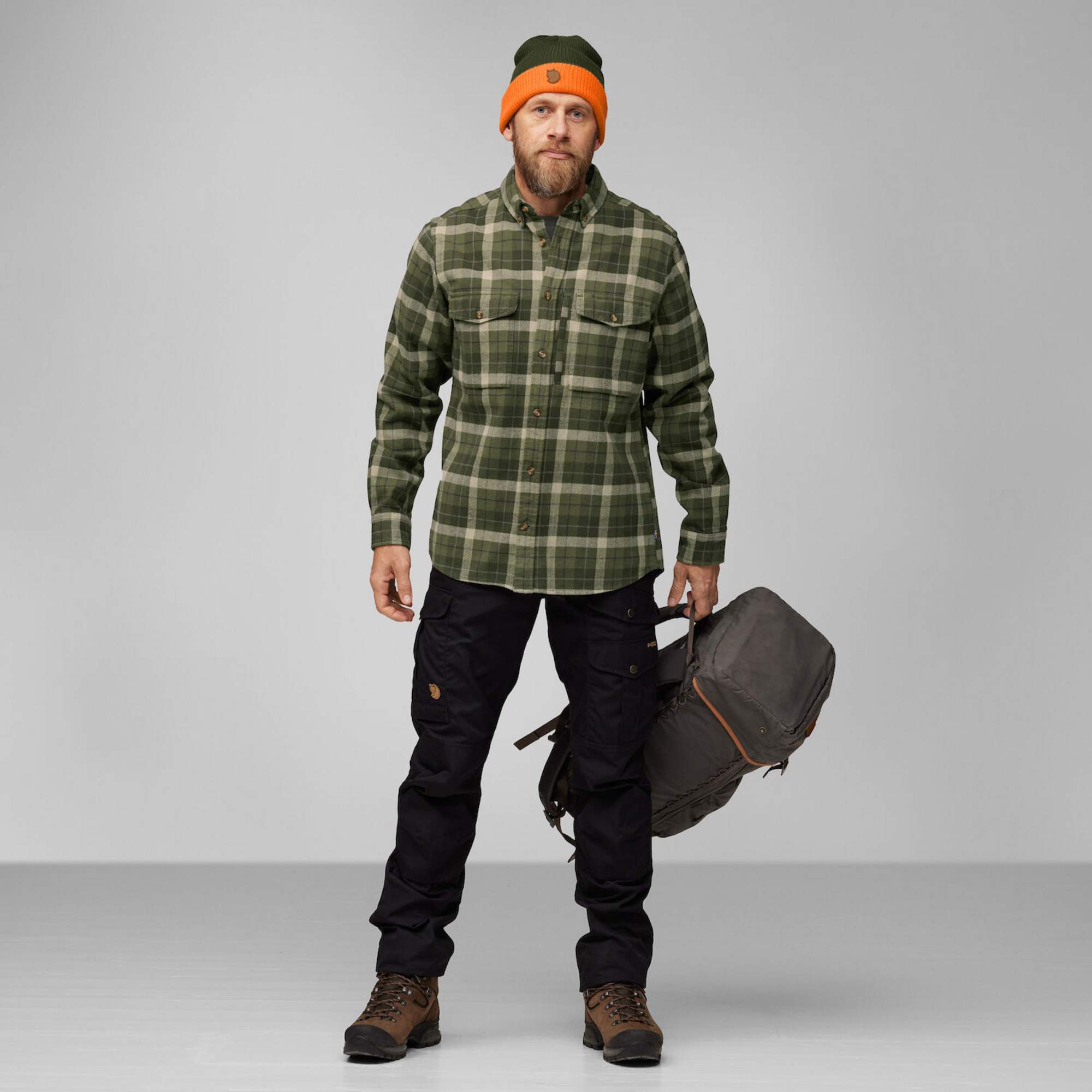 Fjällräven VÄRMLAND HEAVY FLANNEL SHIRT M Herren - Flanellhemd