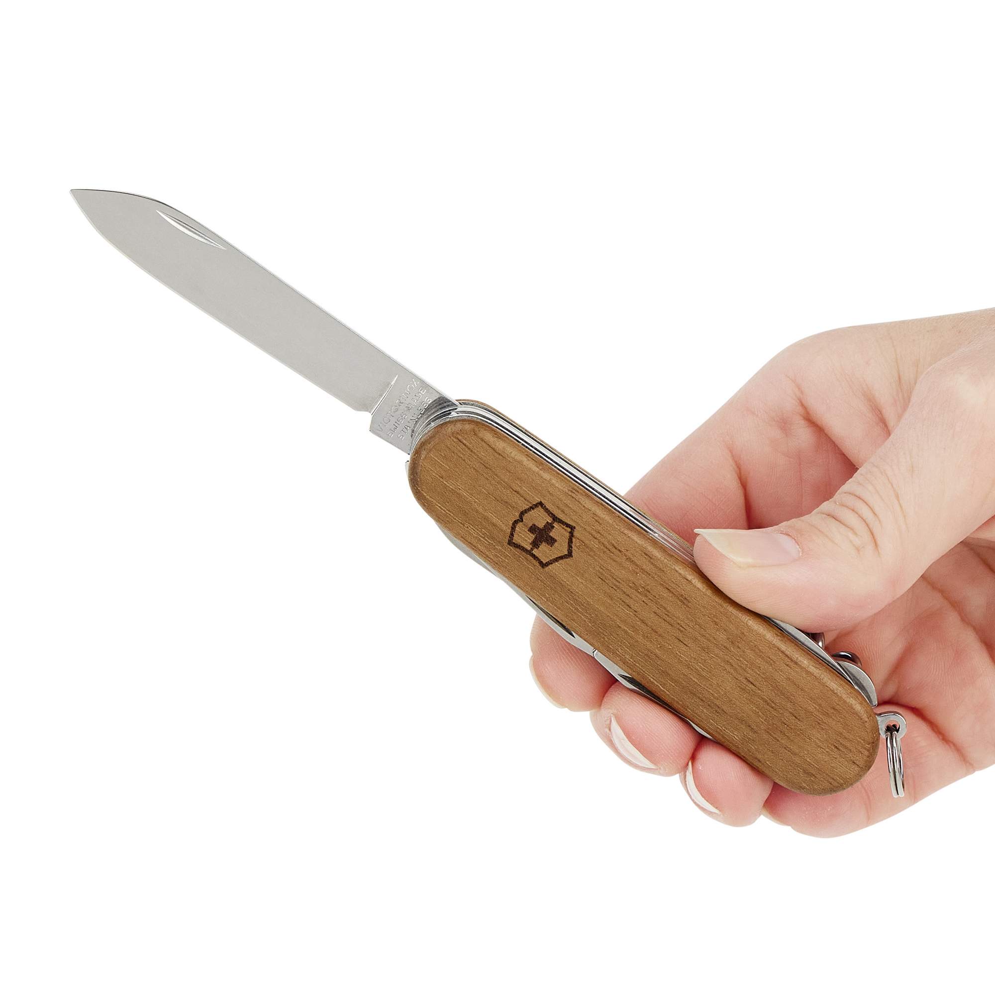 Victorinox HUNTSMAN WOOD Unisex - Schweizer Taschenmesser