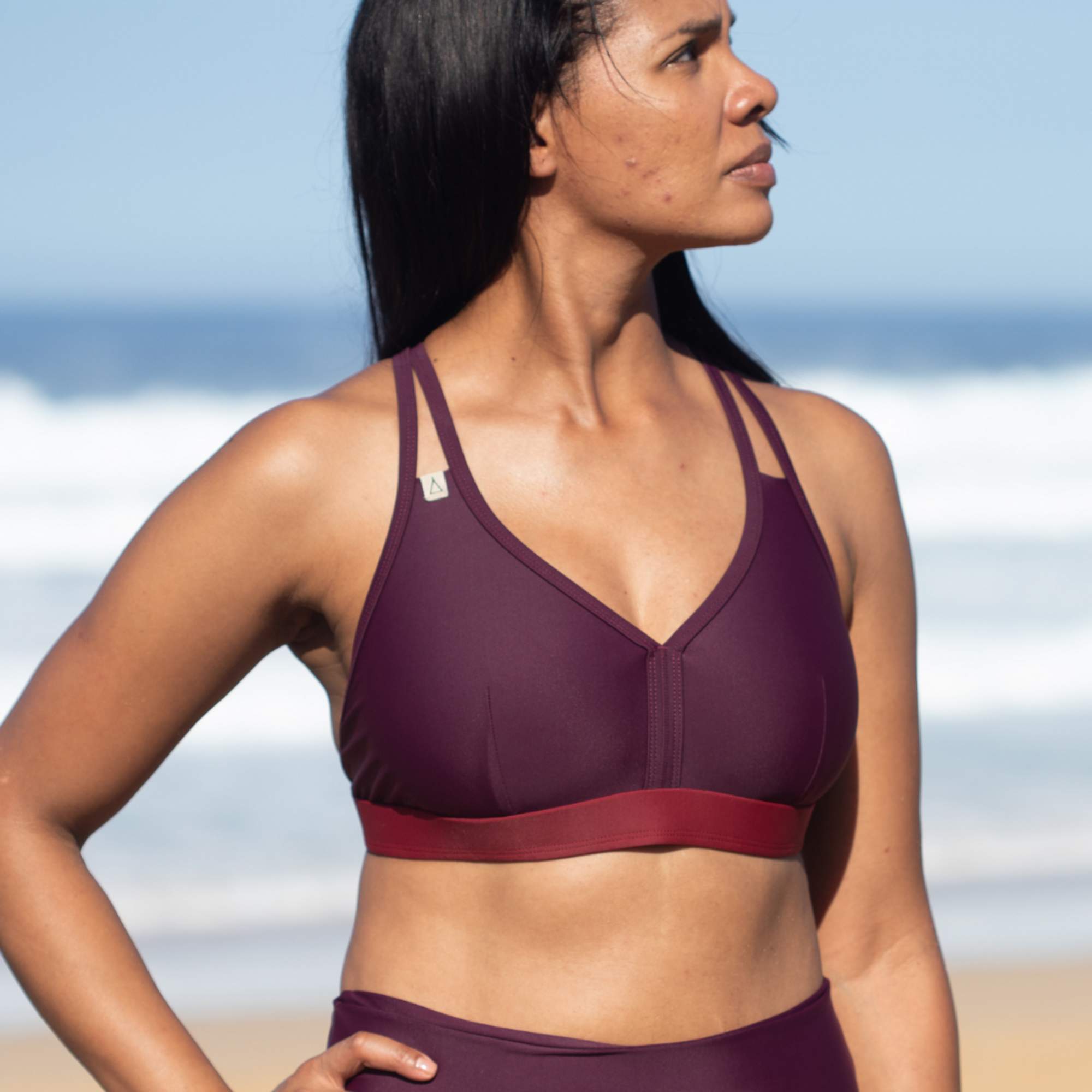 Inaska BIKINI TOP WILD DARK BERRY Damen - Bikini