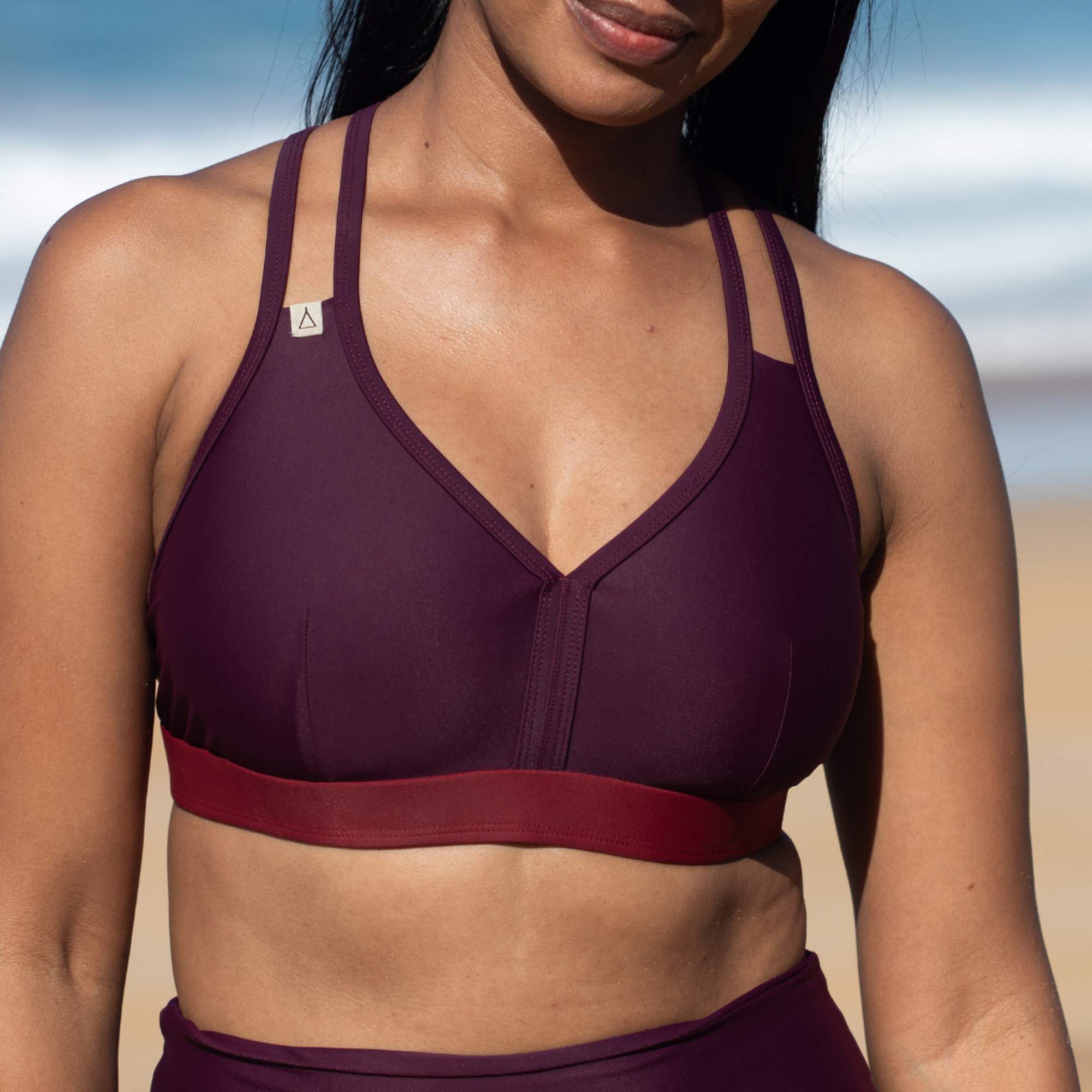 Inaska BIKINI TOP WILD DARK BERRY Damen - Bikini