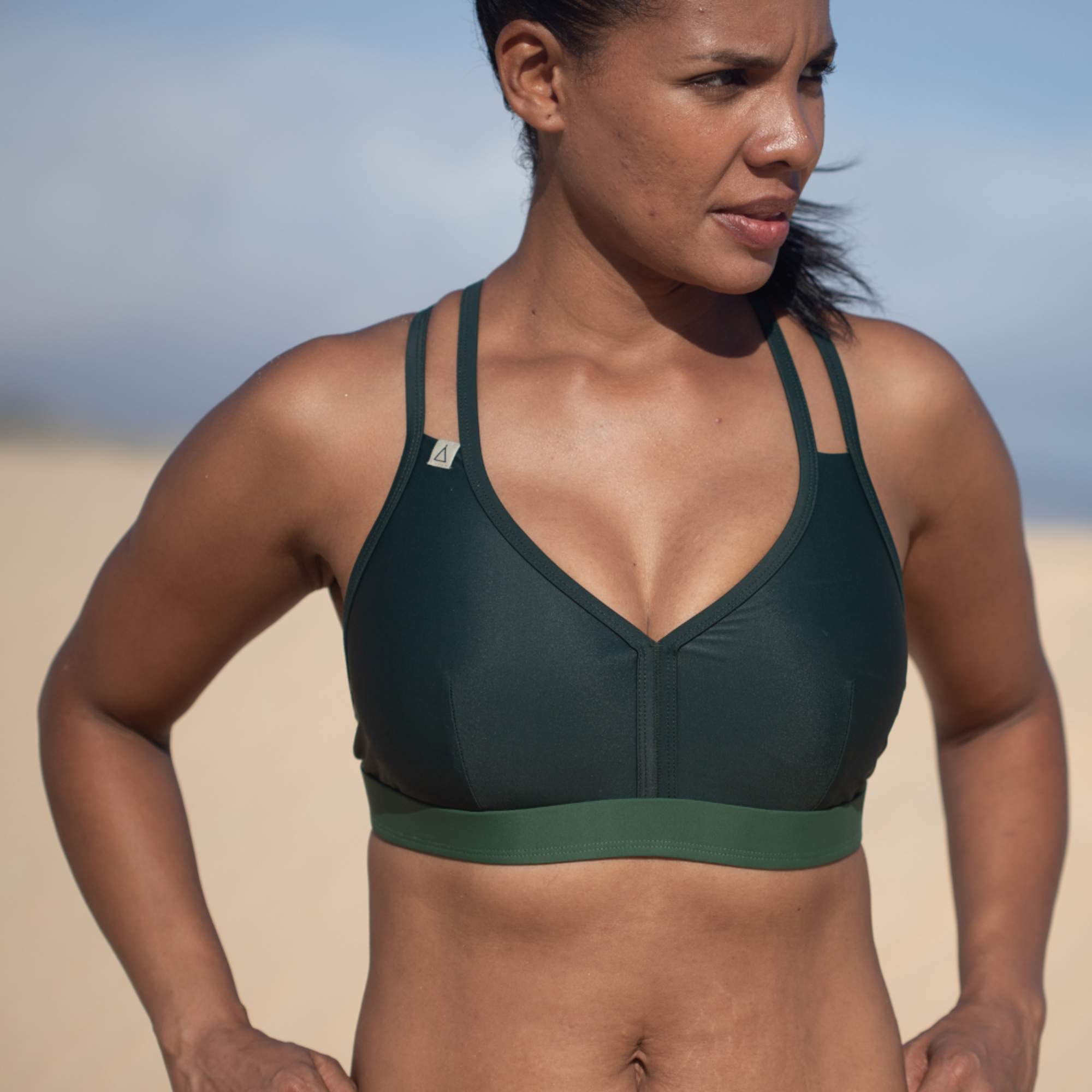 Inaska BIKINI TOP WILD DARK GREEN Damen - Bikini