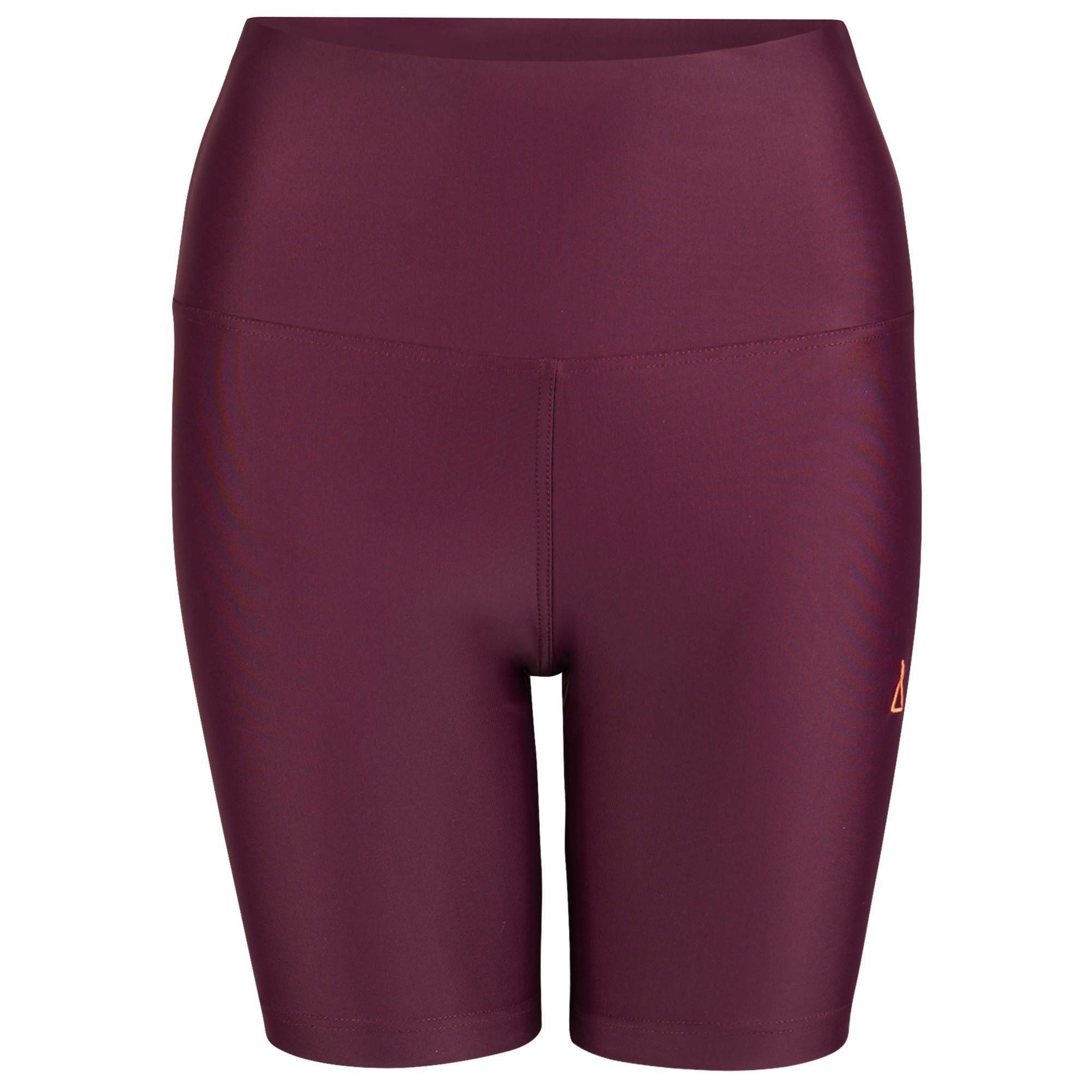 Inaska SHORT HIGH WAIST TIGHT CHILL DARK BERRY Damen - Shorts