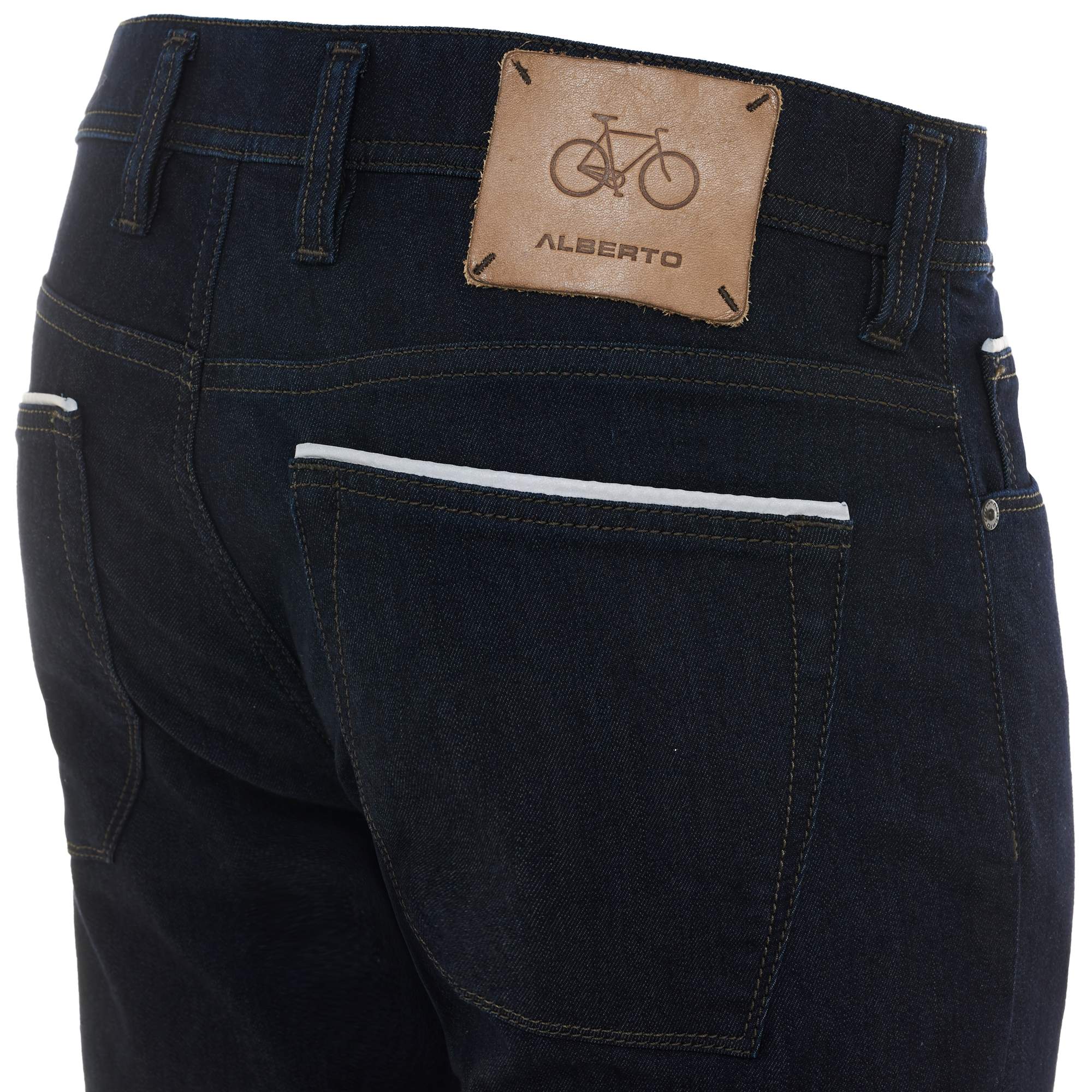 Alberto BIKE - ECOREPEL DENIM Herren - Fahrradhose
