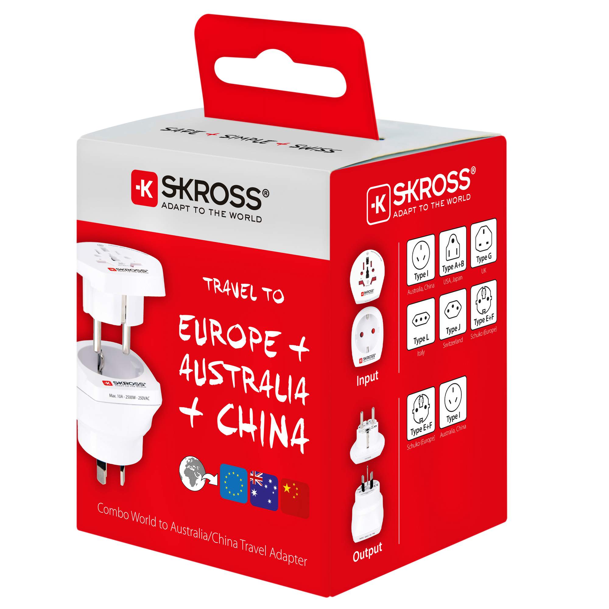 SKROSS COMBO EU + AUS - Reisestecker