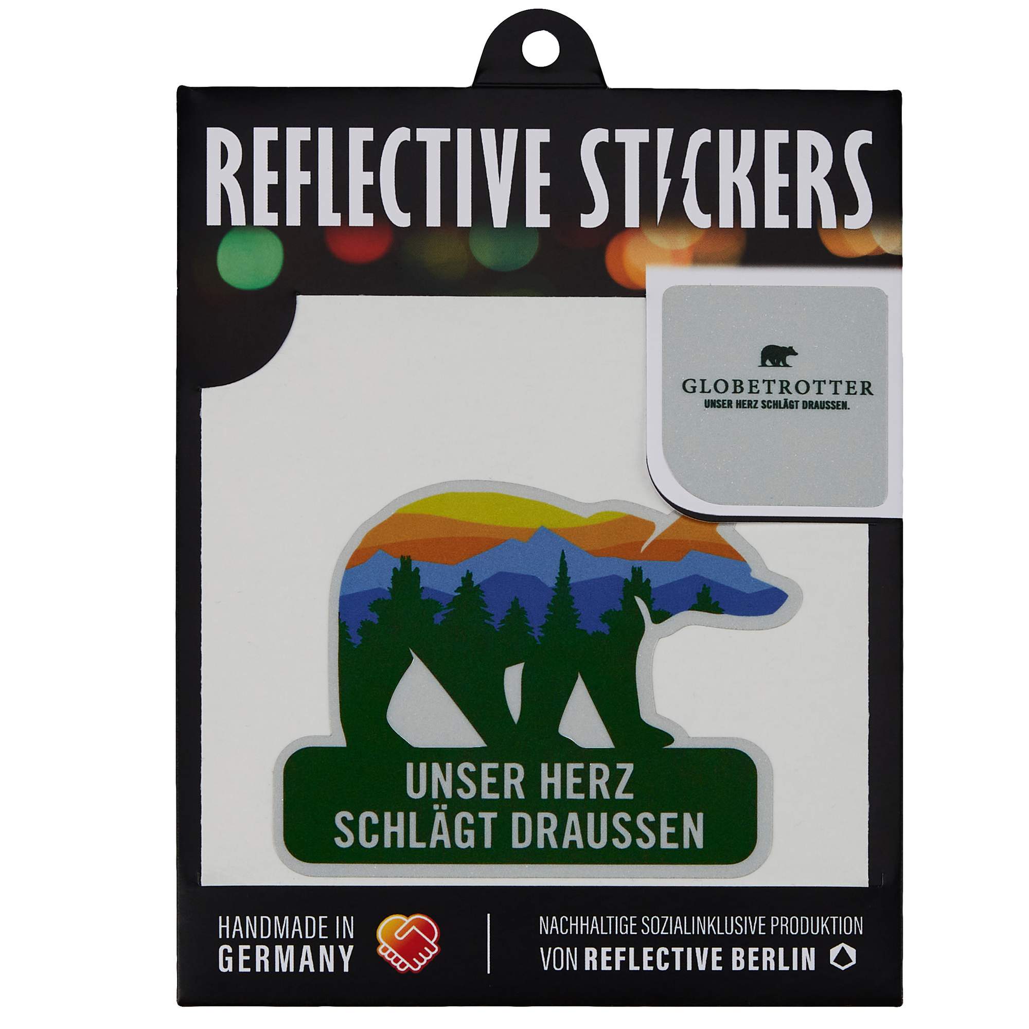 REFLECTIVE Berlin REFLECTIVE BÄR HERZ SCHLÄGT DRAUßEN - Fahrradzubehör