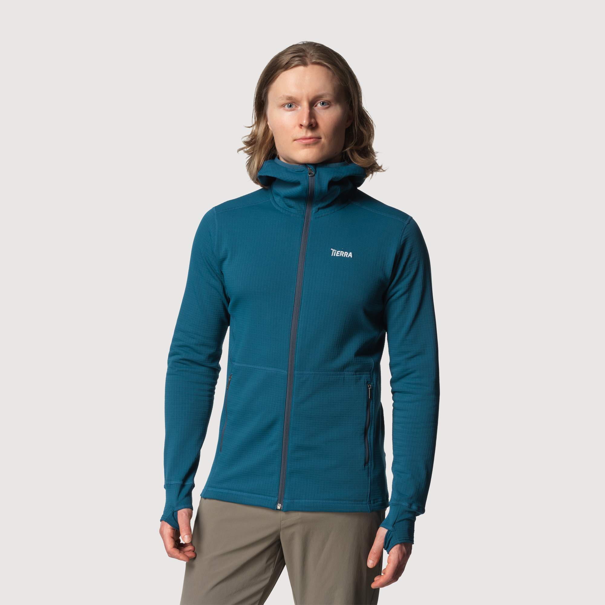 Tierra NALLO HOOD FULL ZIP M Herren - Fleecejacke