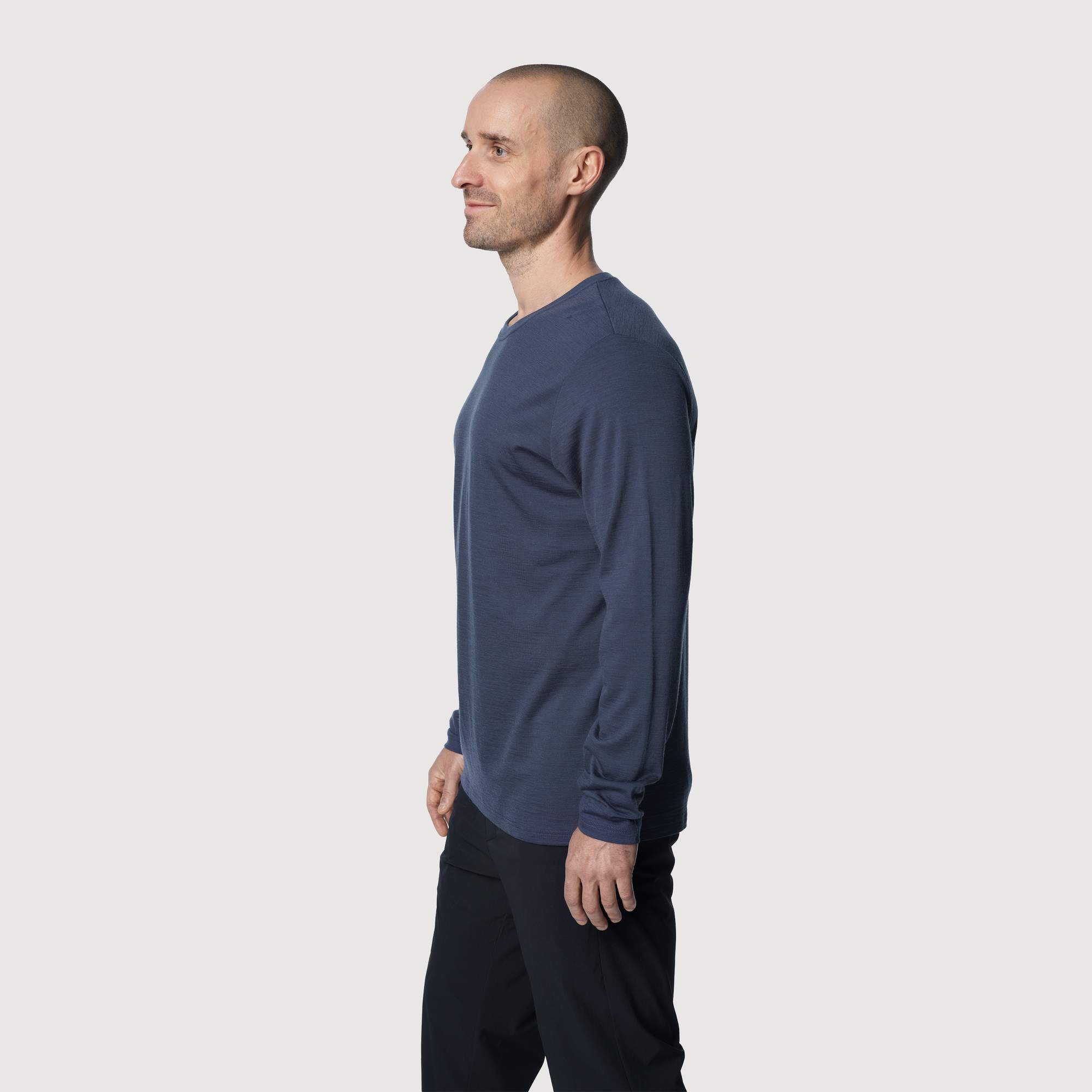 Tierra WOOL TEE LONG SLEEVE M Herren - Langarmshirt