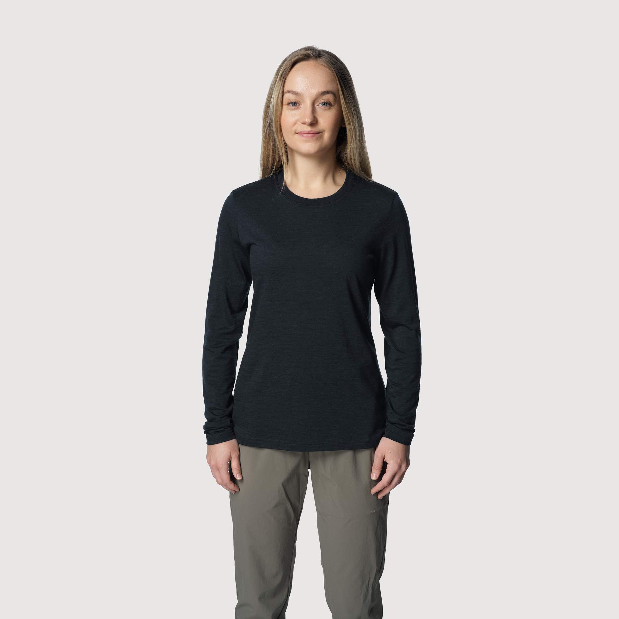 Tierra WOOL TEE LONG SLEEVE W Damen - Langarmshirt