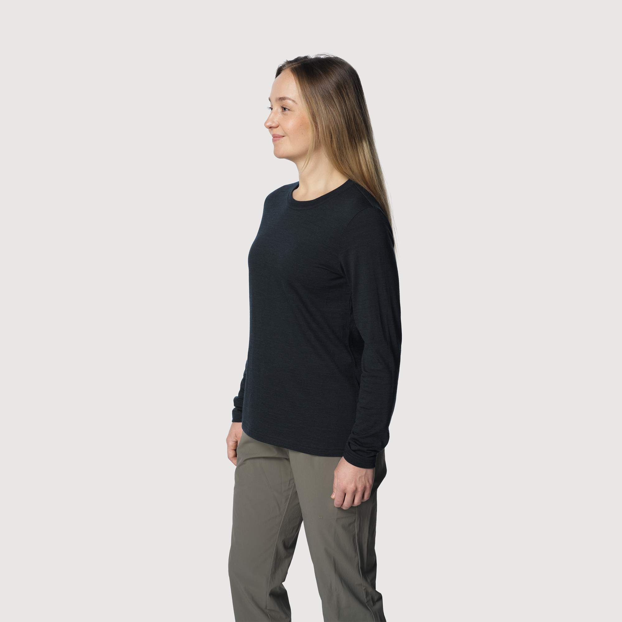 Tierra WOOL TEE LONG SLEEVE W Damen - Langarmshirt