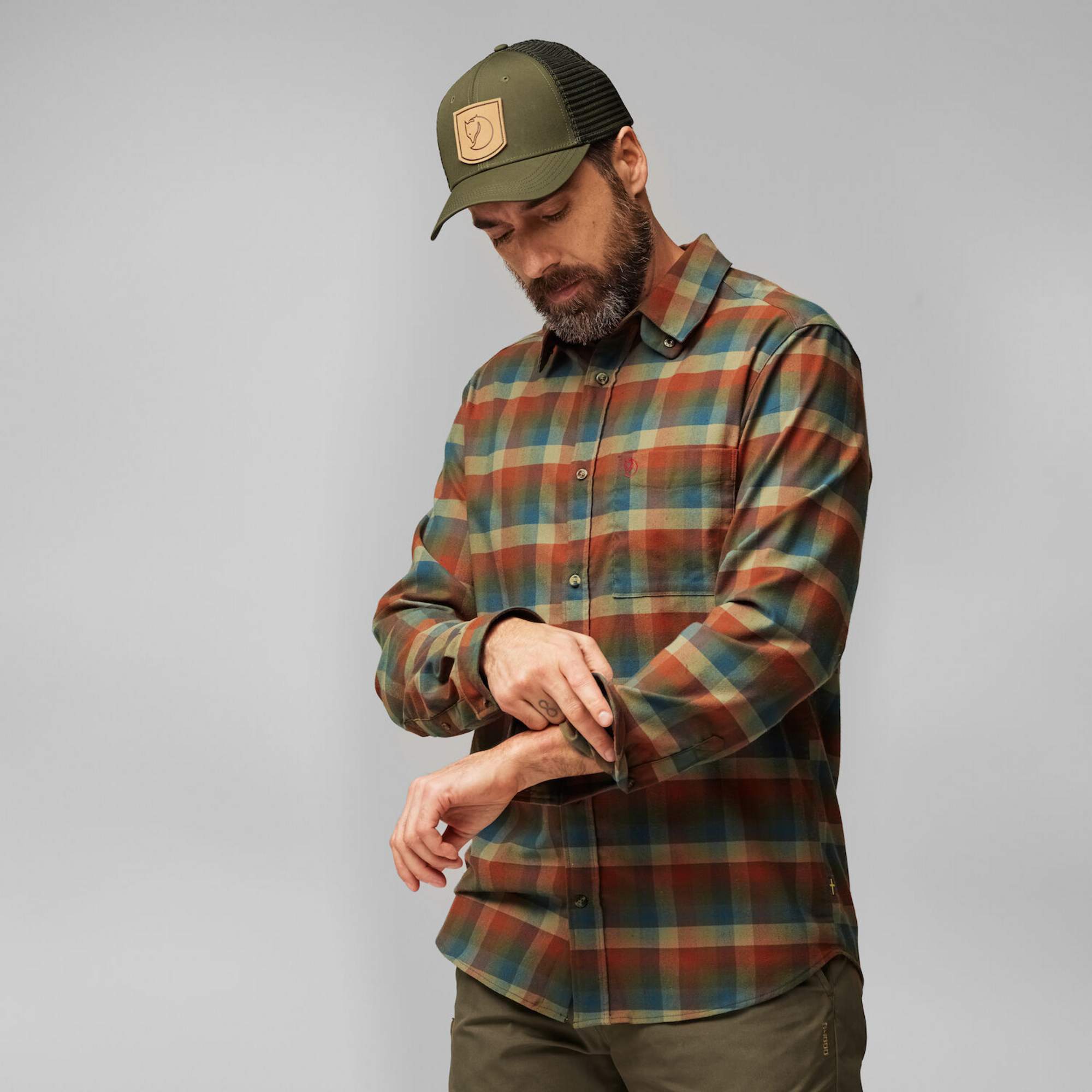 Fjällräven LAPPLAND STRETCH FLANNEL SHIRT M Herren - Flanellhemd
