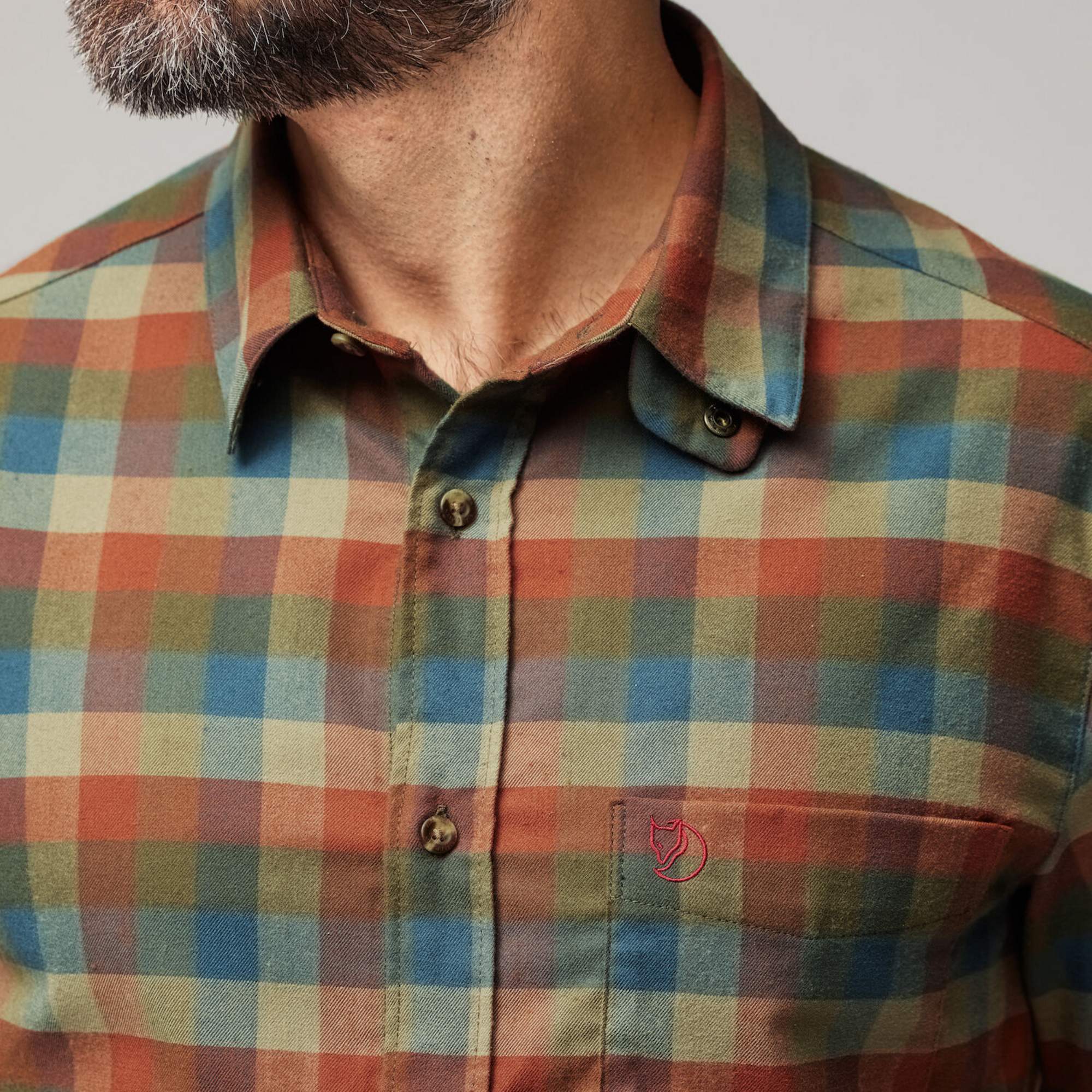 Fjällräven LAPPLAND STRETCH FLANNEL SHIRT M Herren - Flanellhemd