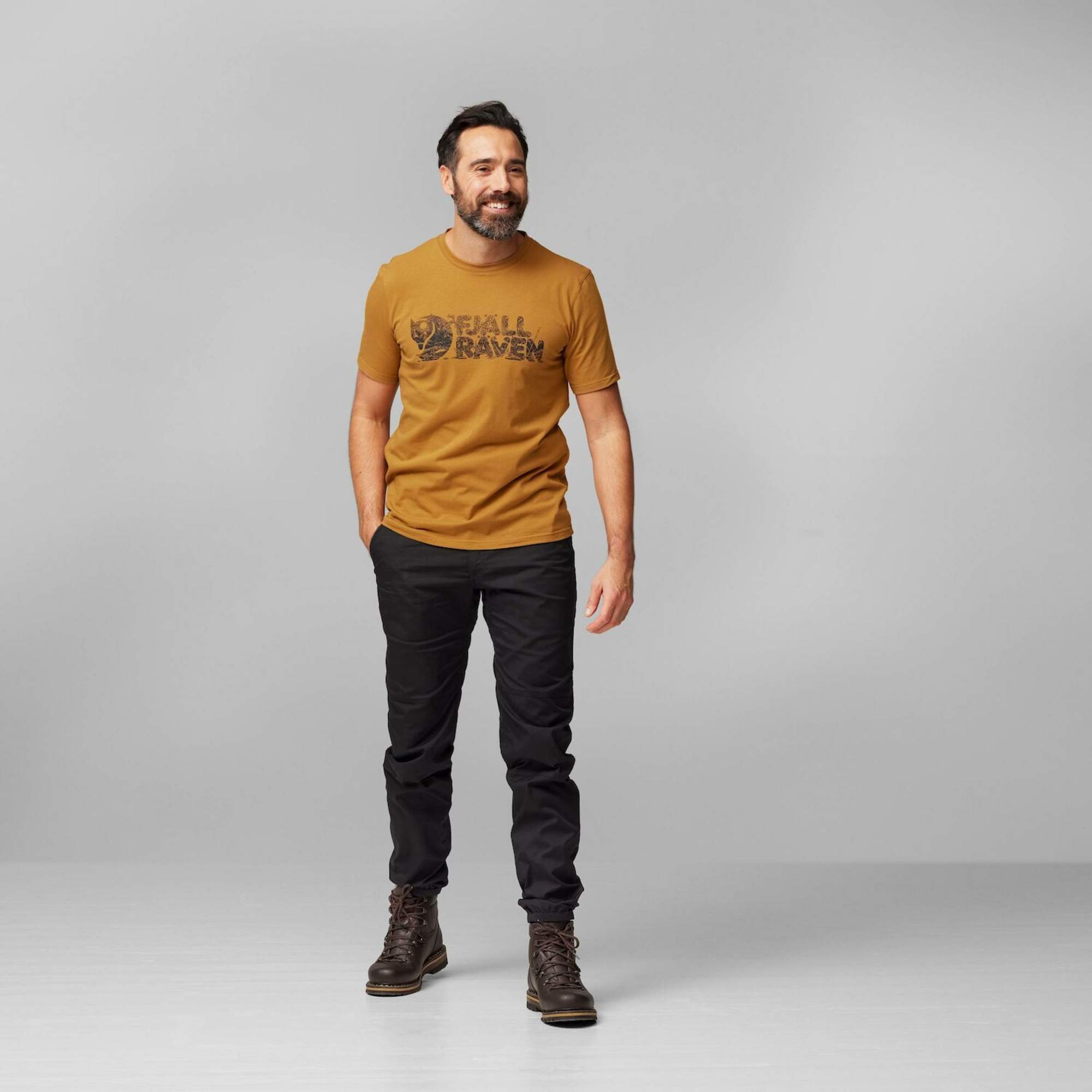 Fjällräven LUSH LOGO T-SHIRT M Herren - T-Shirt