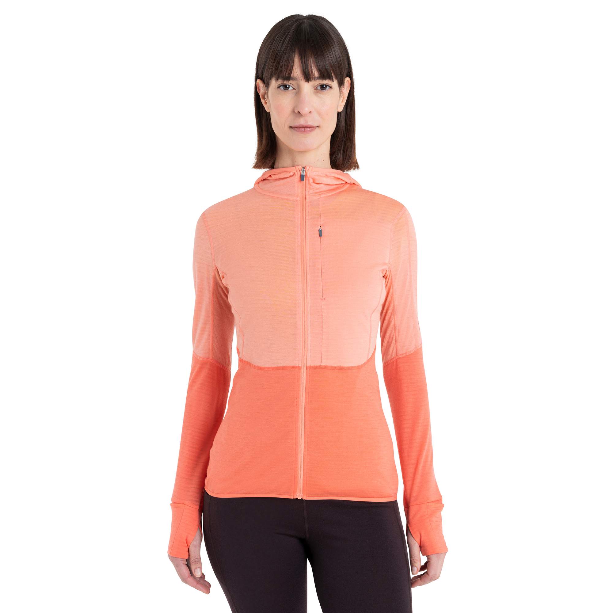 Icebreaker W MERINO 200 REALFLEECE DESCENDER LS ZIP HOODIE Damen - Fleecejacke