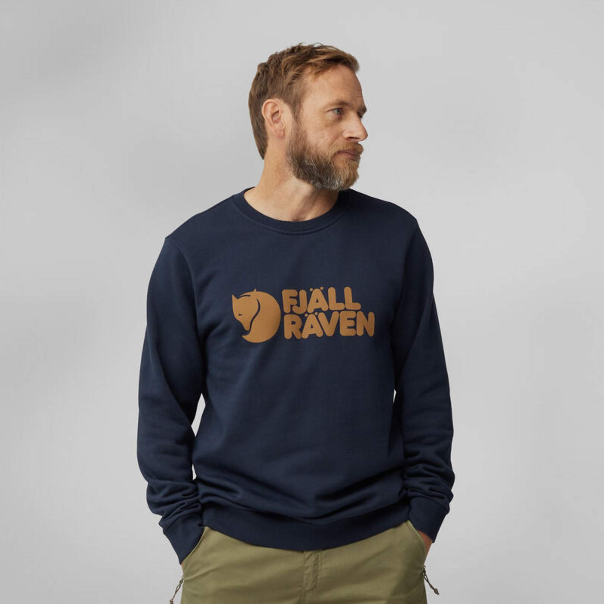 Fjällräven FJÄLLRÄVEN LOGO SWEATER M Herren - Sweatshirt