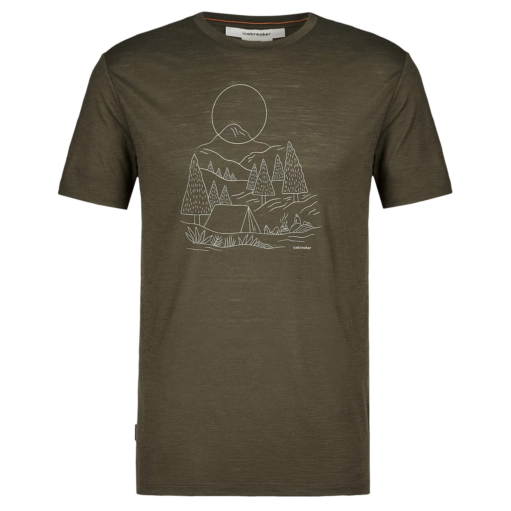 Icebreaker M MERINO 150 TECH LITE III SS TEE SUNSET CA Herren - Funktionsshirt