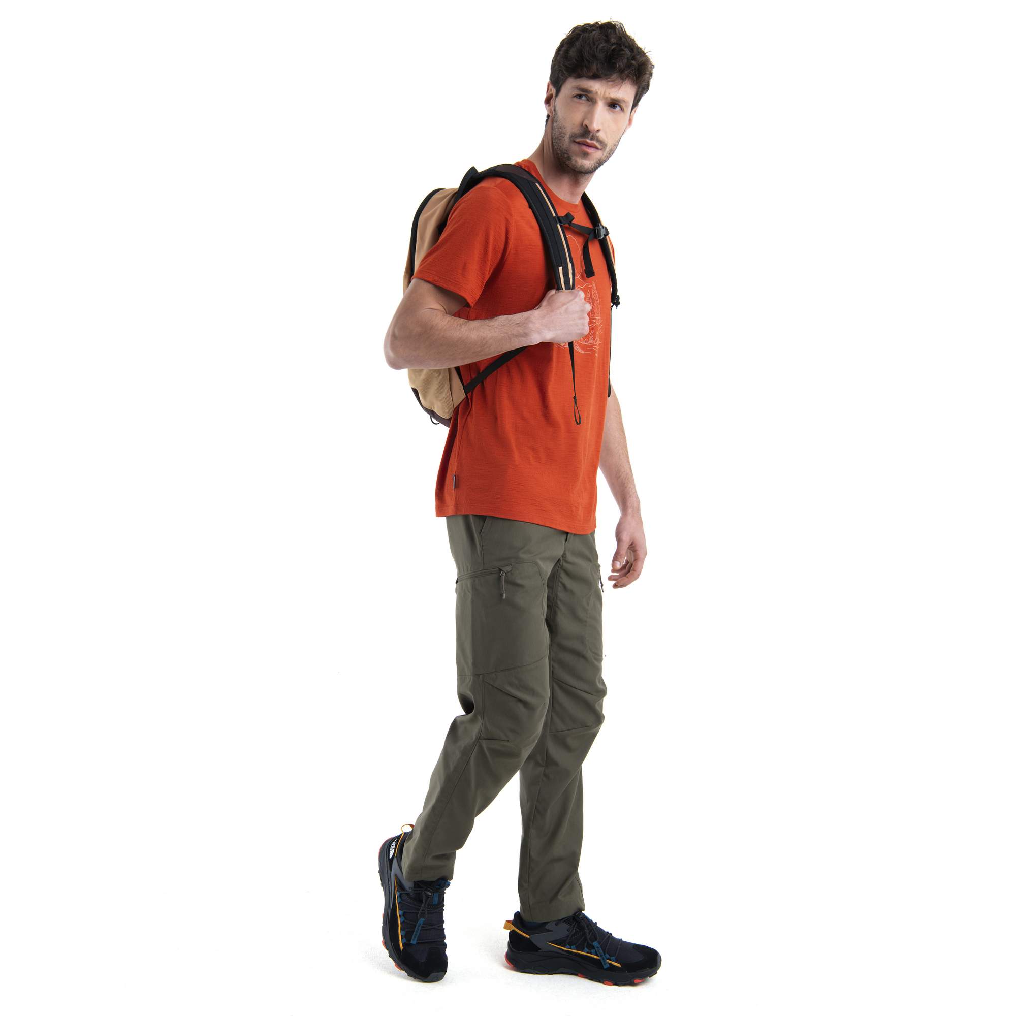 Icebreaker M MERINO 150 TECH LITE III SS TEE SUNSET CA Herren - Funktionsshirt