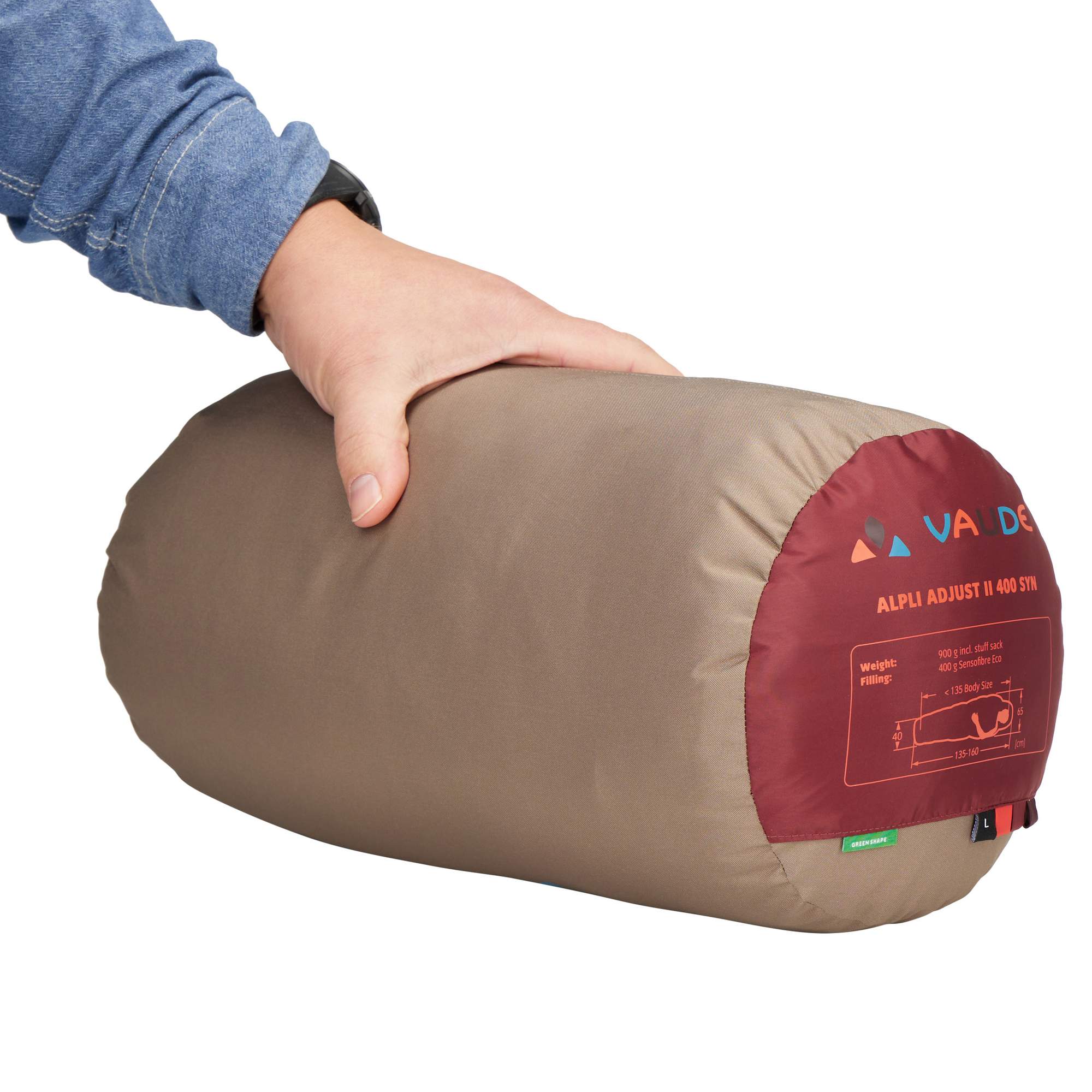 Vaude ALPLI ADJUST 400 II SYN Unisex - Kinderschlafsack