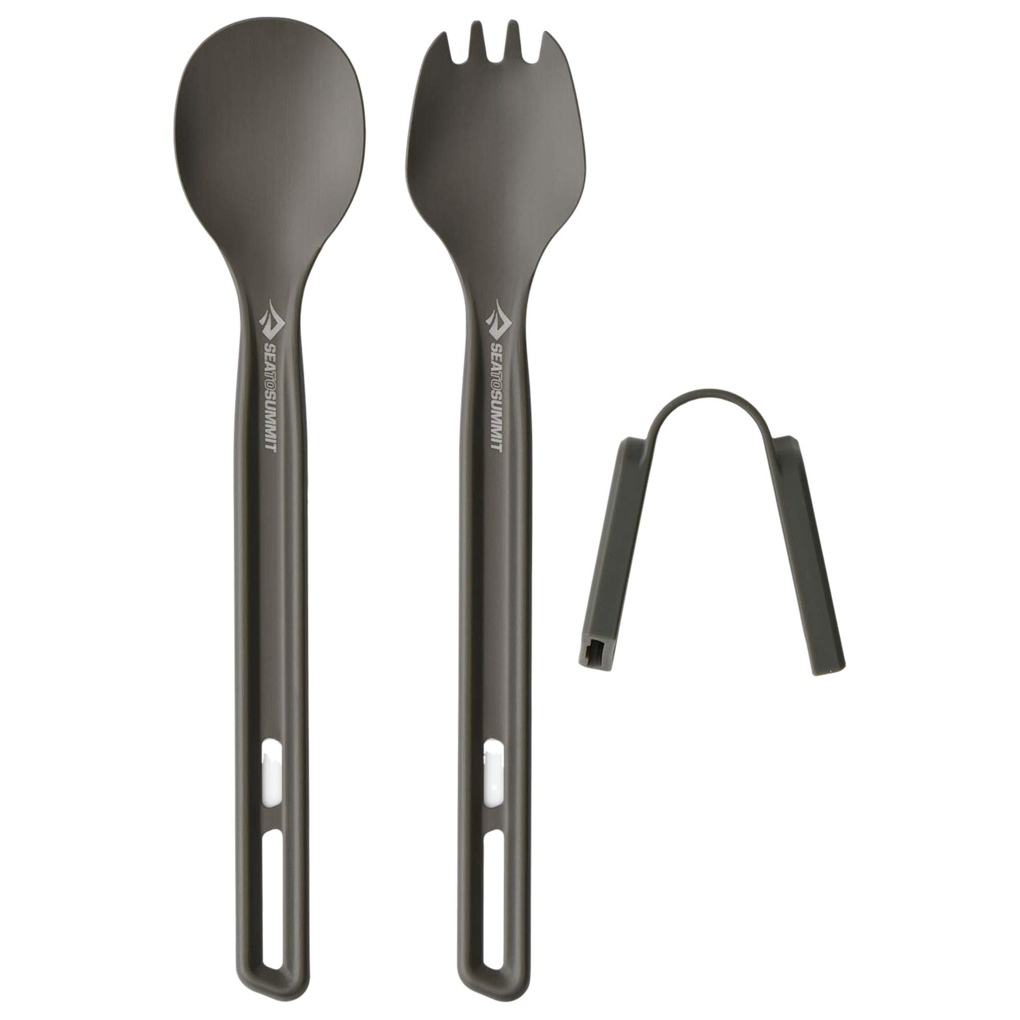 Sea to Summit FRONTIER UL CUTLERY SET - [2 PIECE] LONG HANDLE SPOON & SPOR - Campingbesteck