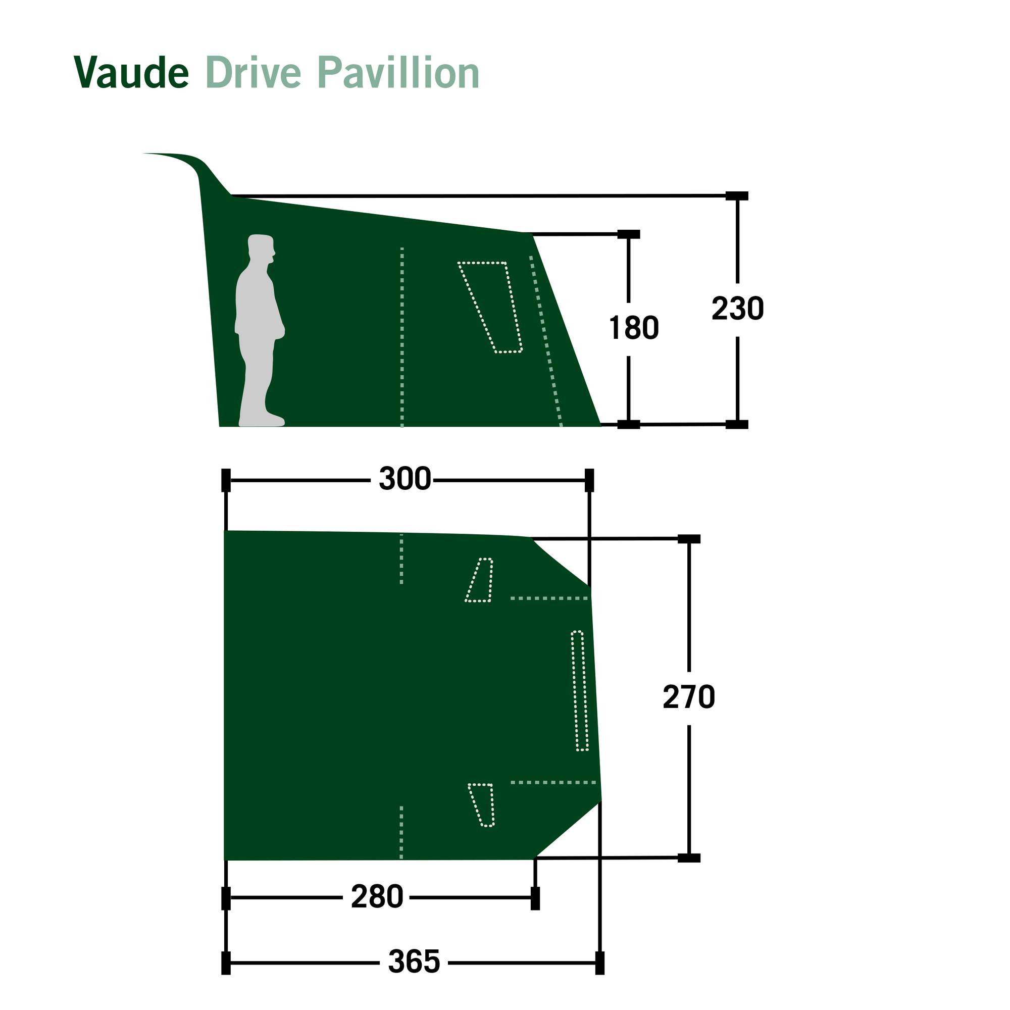 Vaude DRIVE PAVILLON - Busvorzelt