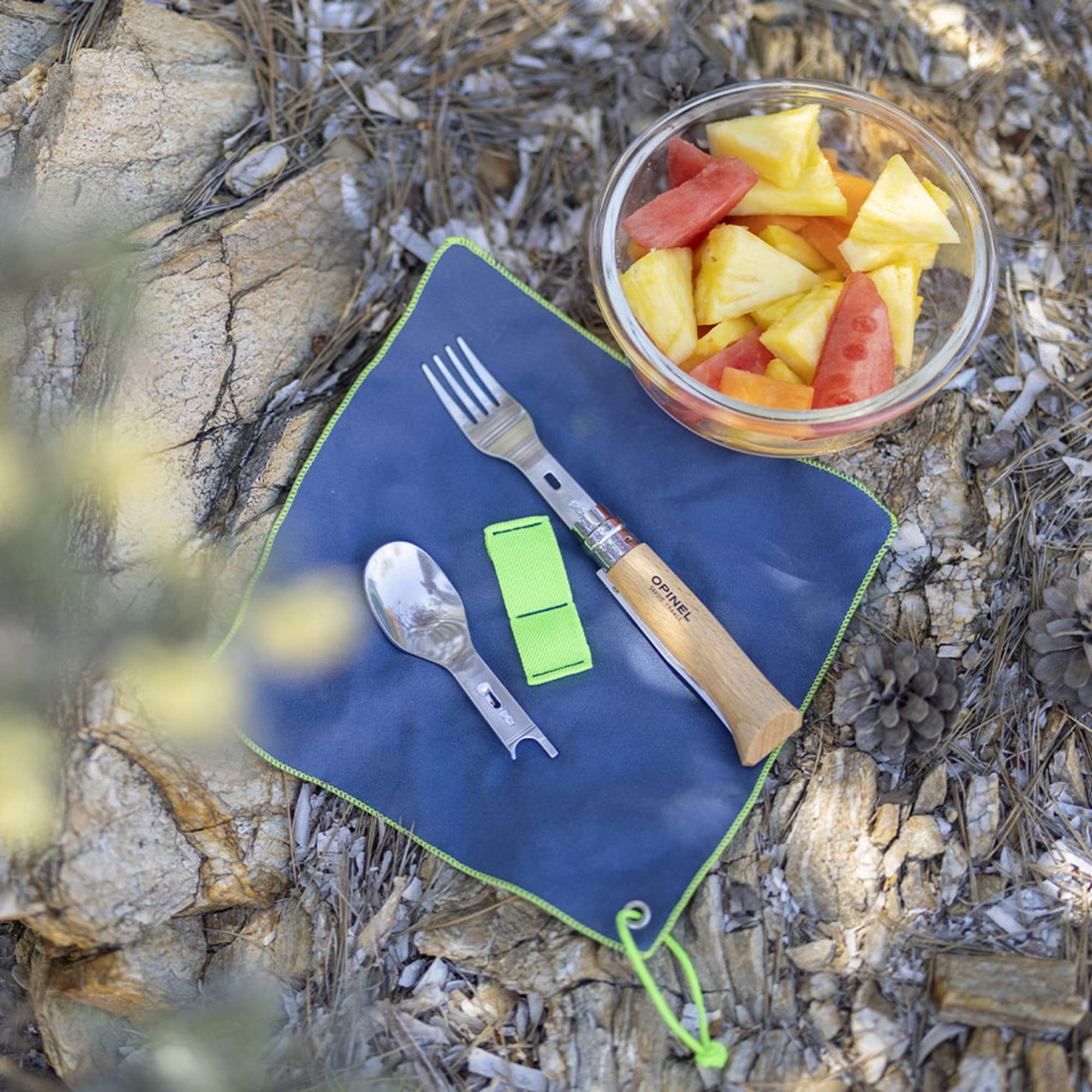 Opinel PICNIC PLUS. 3-TEILIG - Campingbesteck Opinel PICNIC PLUS. 3-TEILIG - Campingbesteck