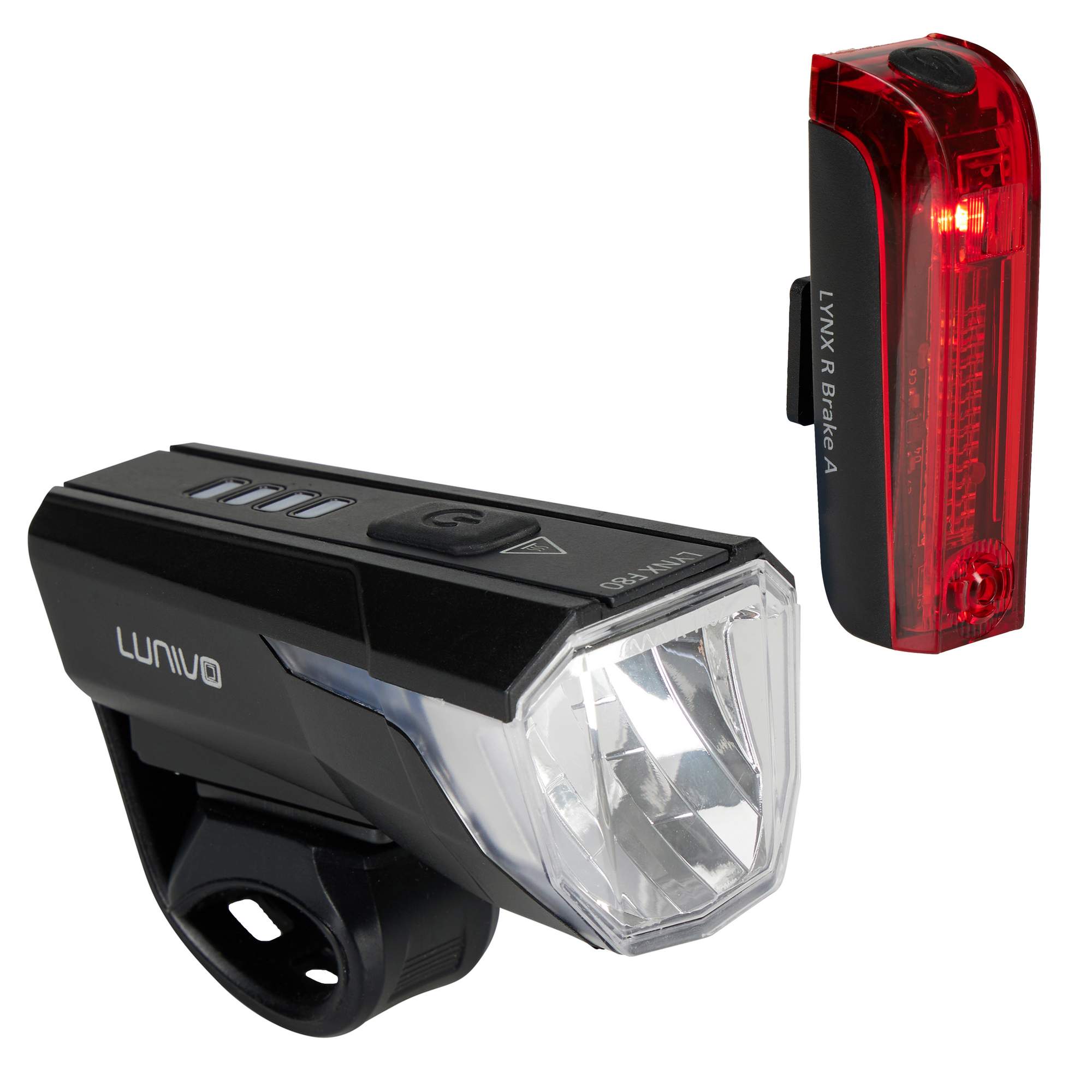 Lunivo LYNX F80 & LYNX R BRAKE A - Fahrradbeleuchtung