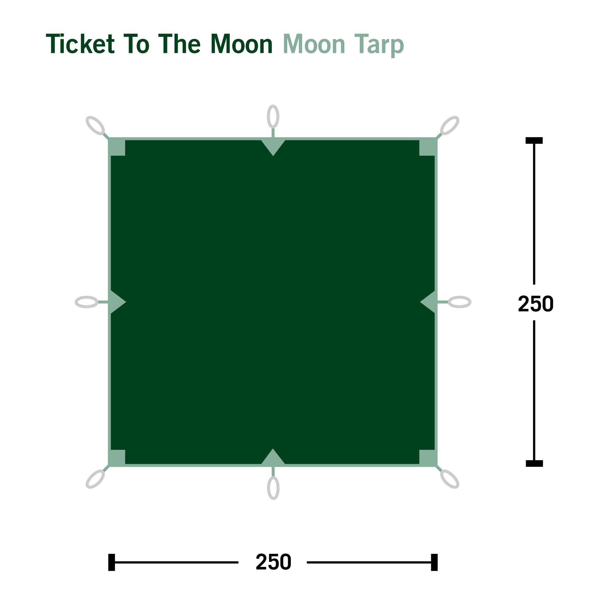 Ticket To The Moon MOON TARP - Tarp