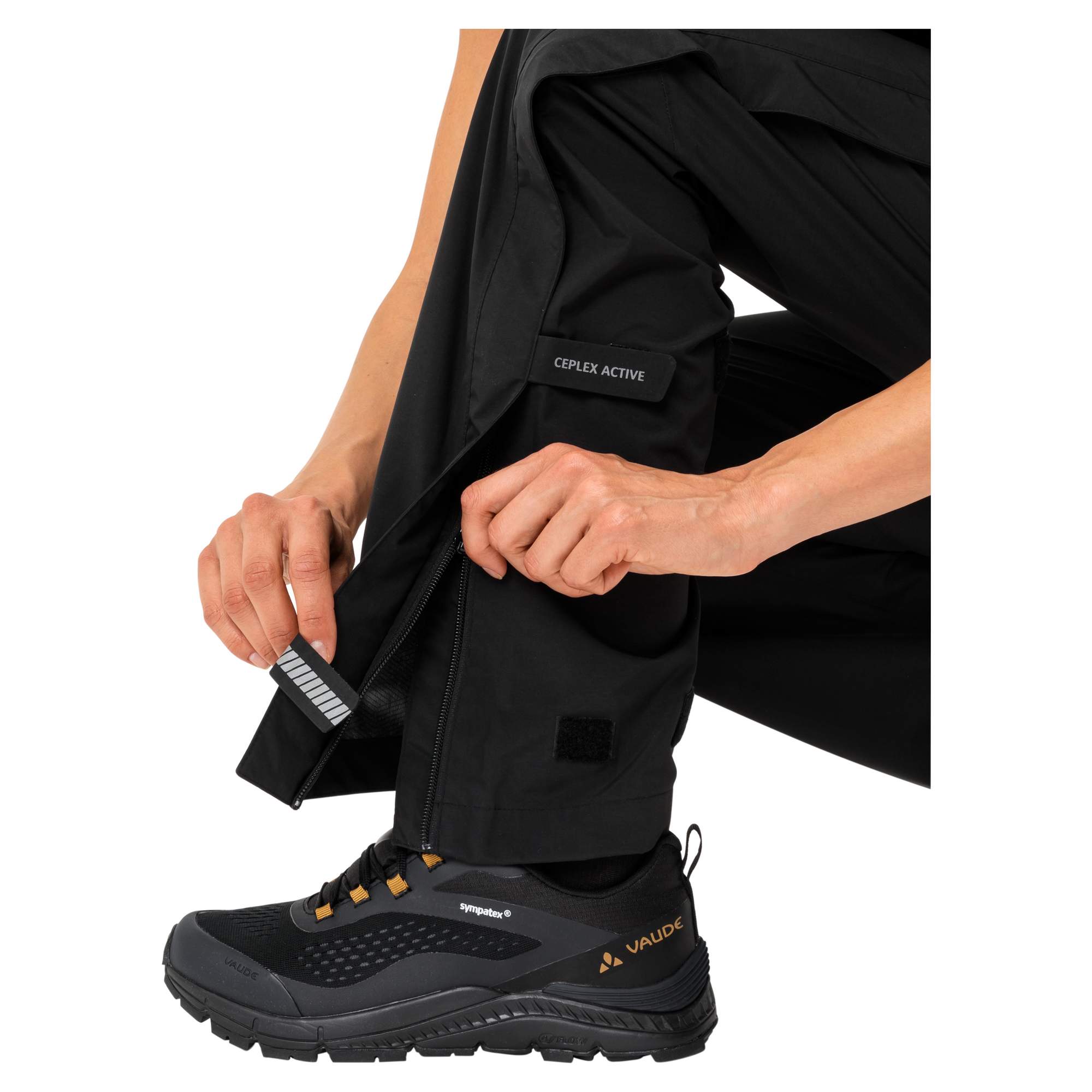 Vaude YARAS RAIN ZIP PANTS IV Damen - Fahrradhose