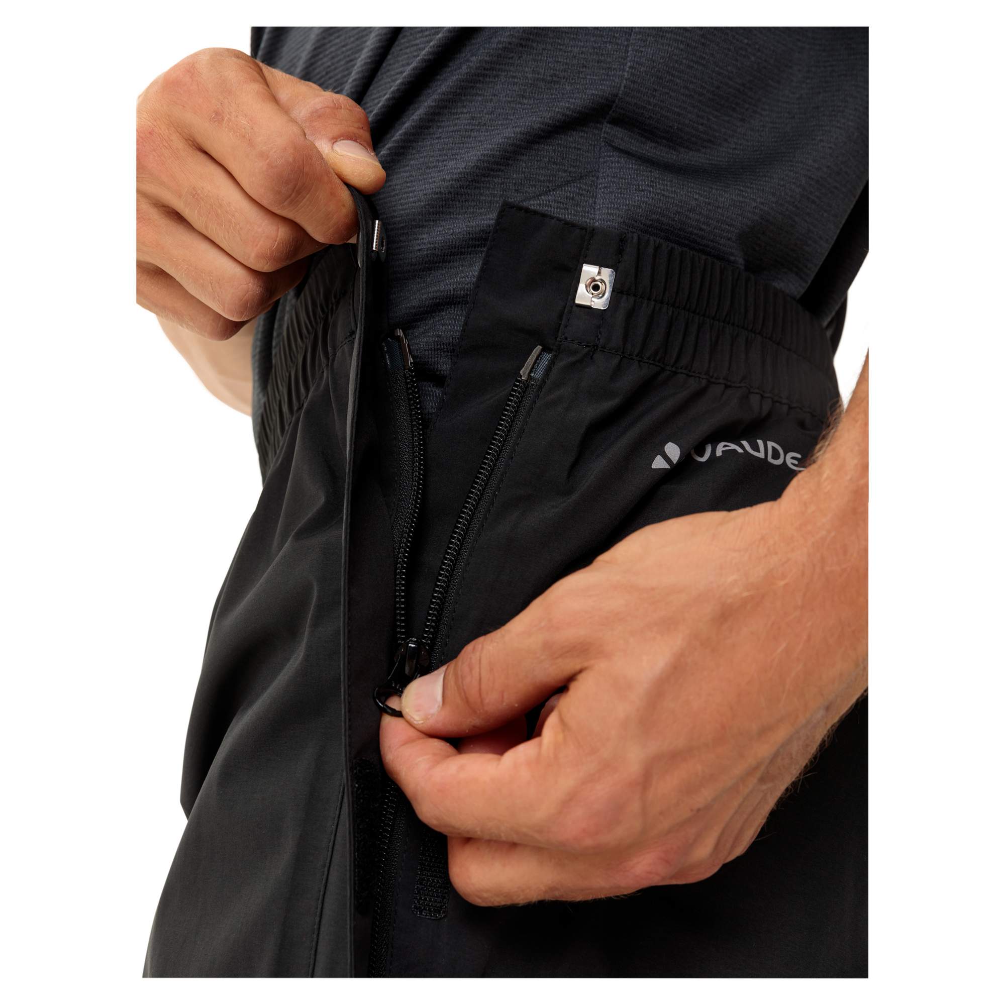Vaude YARAS RAIN ZIP PANTS IV Herren - Fahrradhose