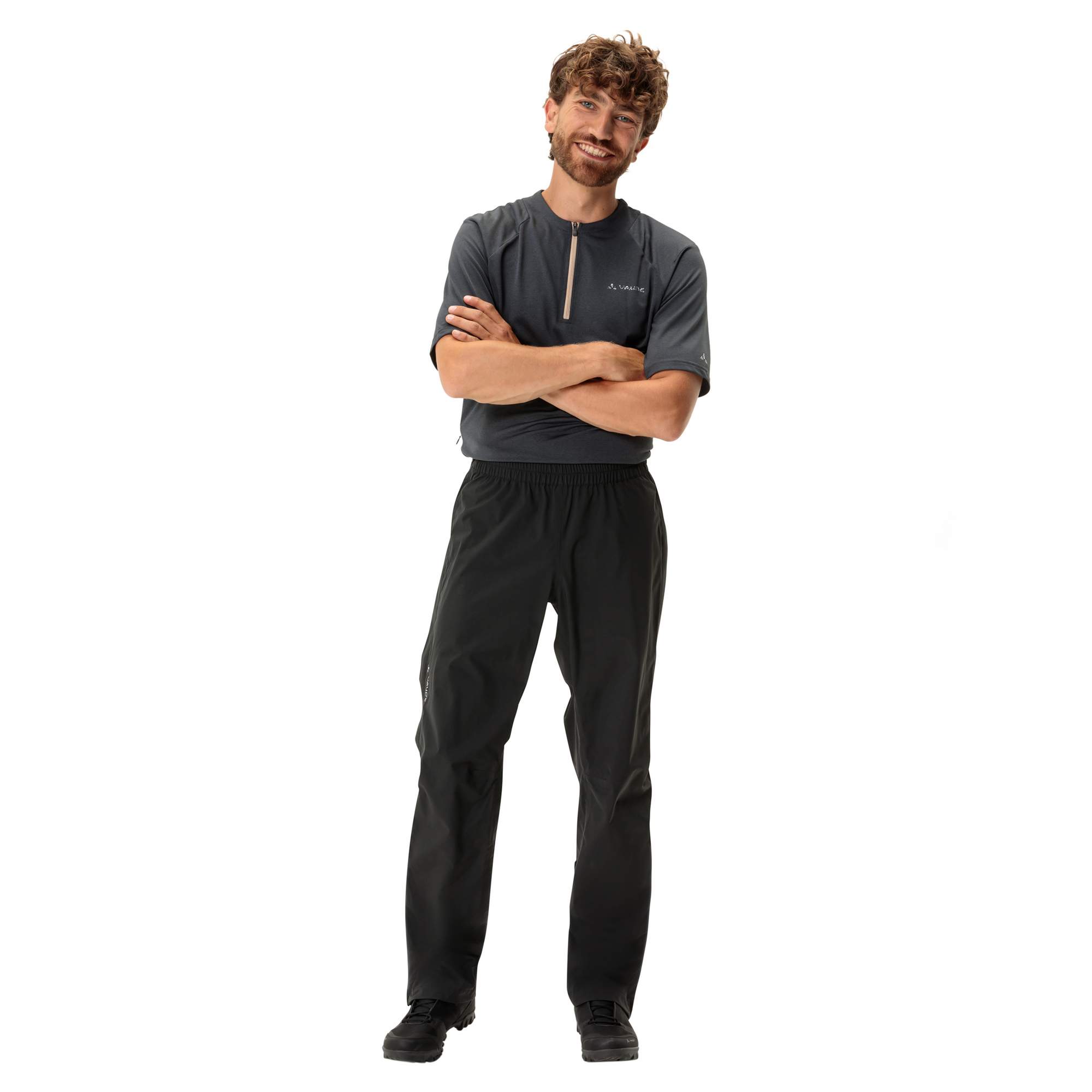 Vaude YARAS RAIN ZIP PANTS IV Herren - Fahrradhose