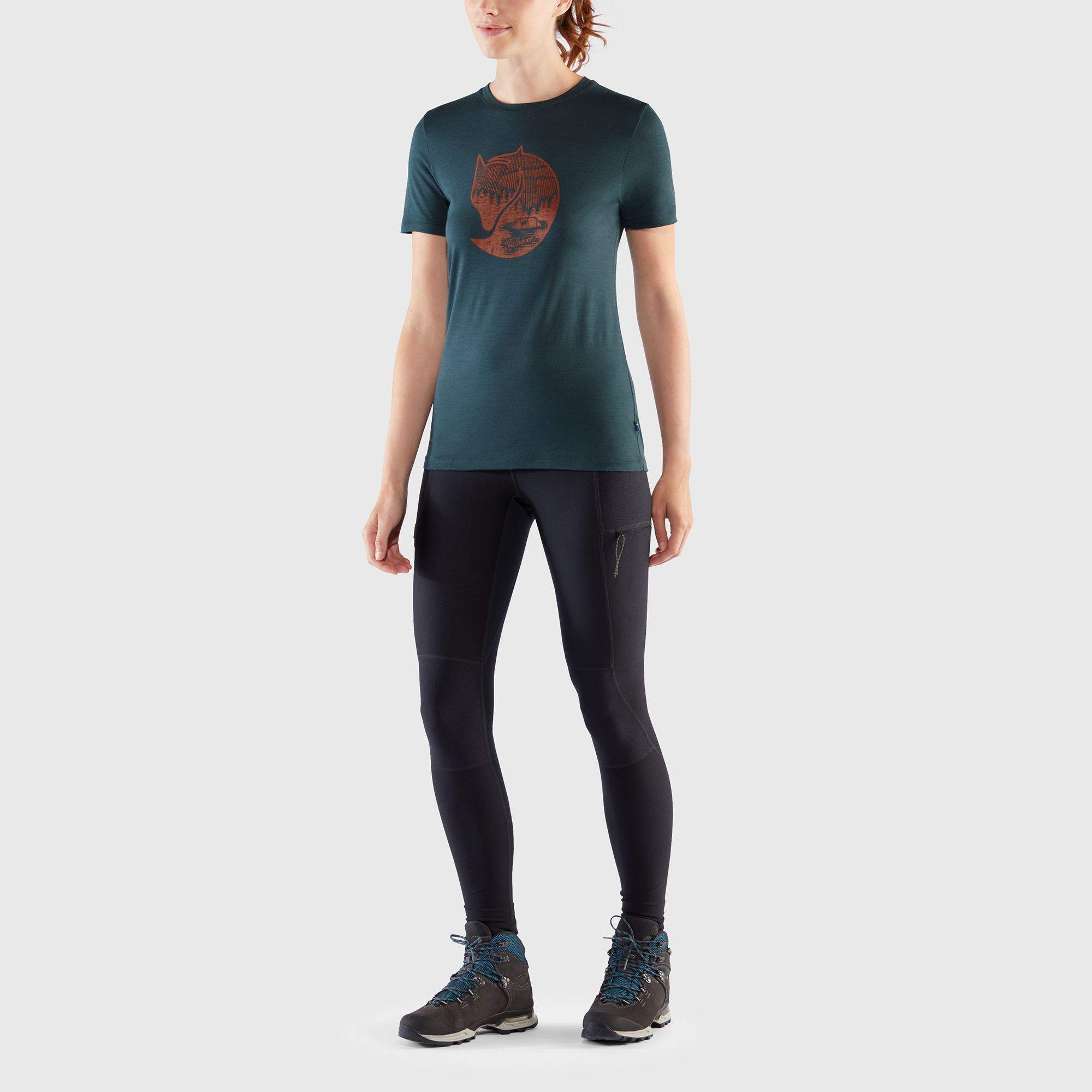 Fjällräven ABISKO WOOL FOX SS W Damen - Funktionsshirt