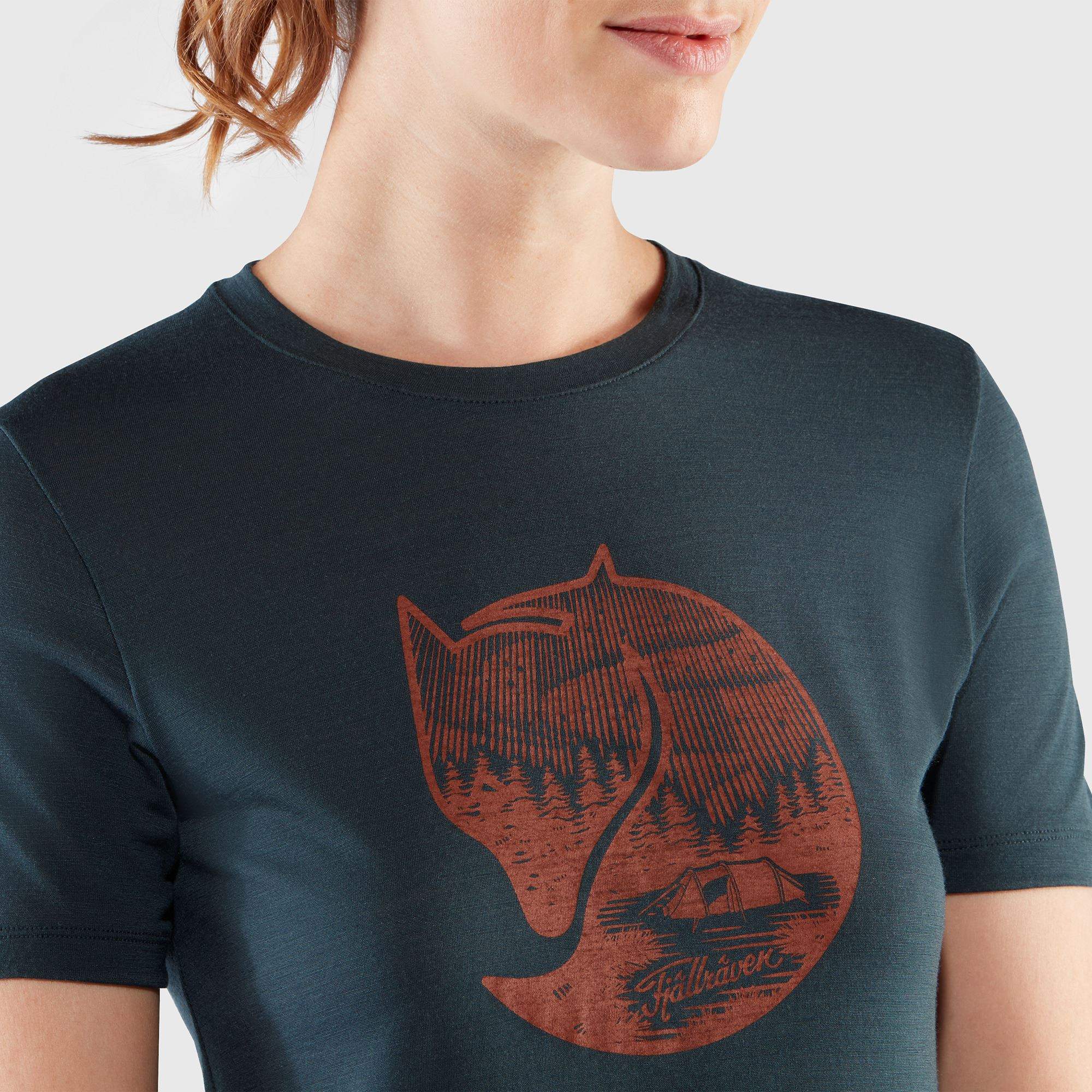 Fjällräven ABISKO WOOL FOX SS W Damen - Funktionsshirt