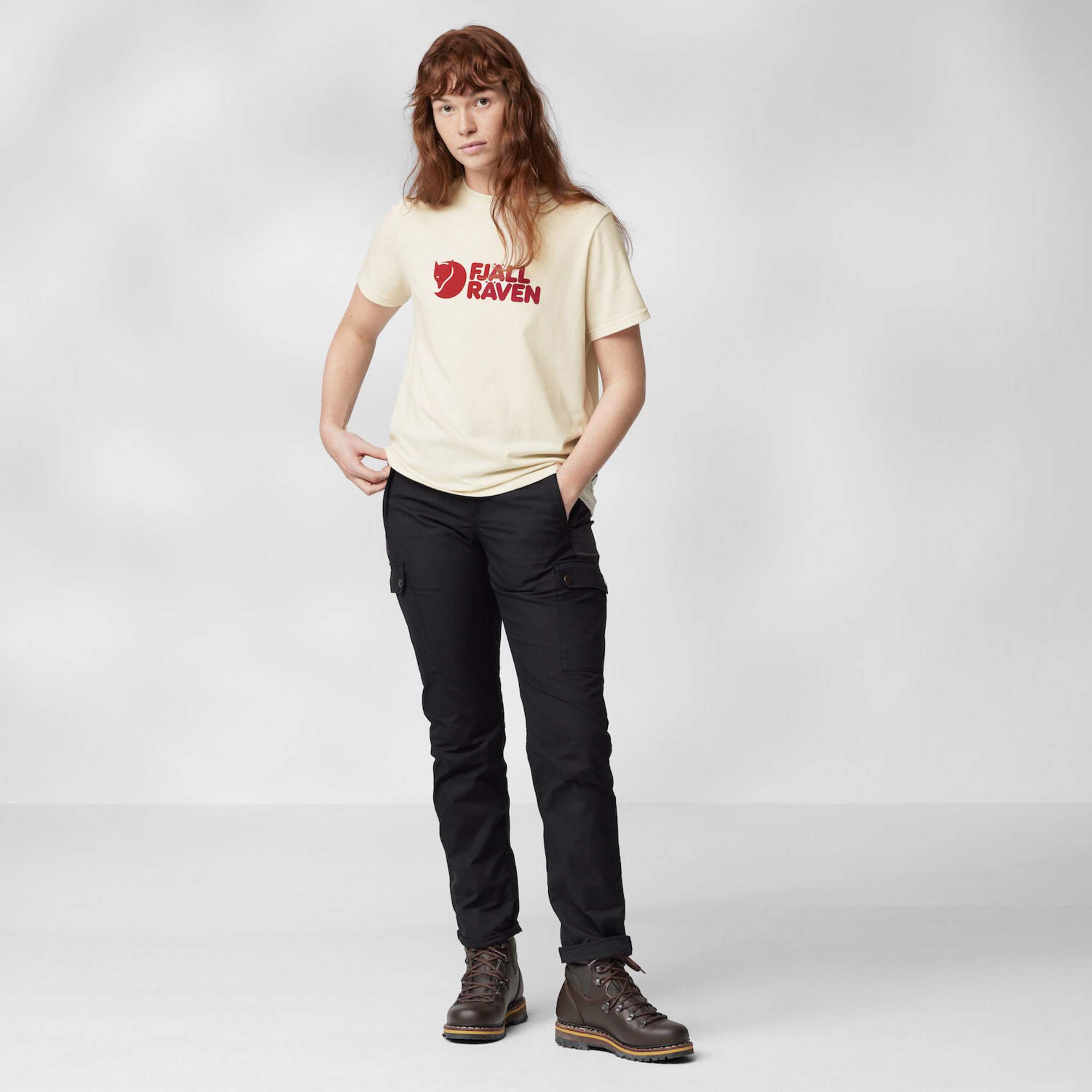 Fjällräven FJÄLLRÄVEN LOGO TEE W Damen - T-Shirt