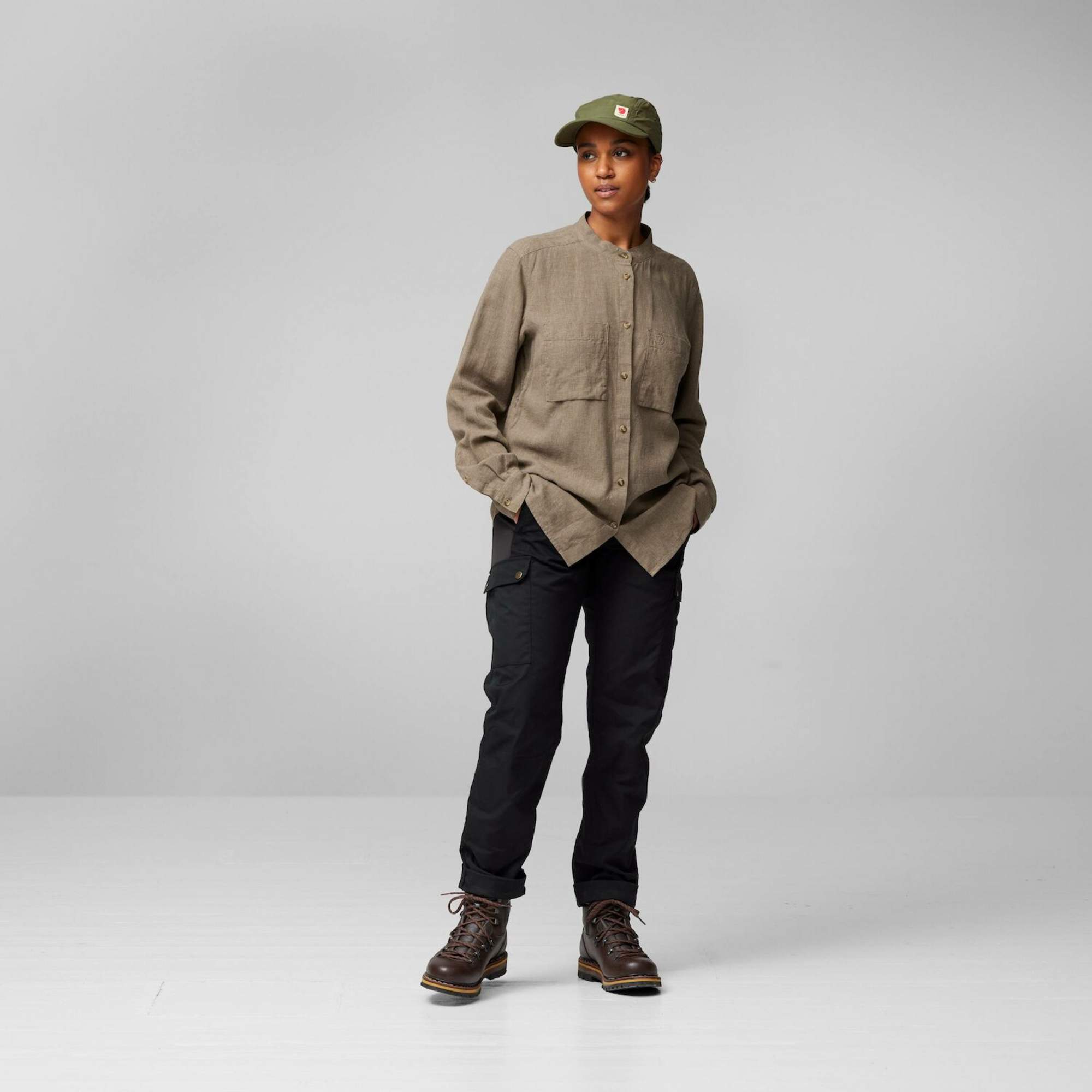 Fjällräven ÖVIK HEMP SHIRT LS W Damen - Outdoor Bluse
