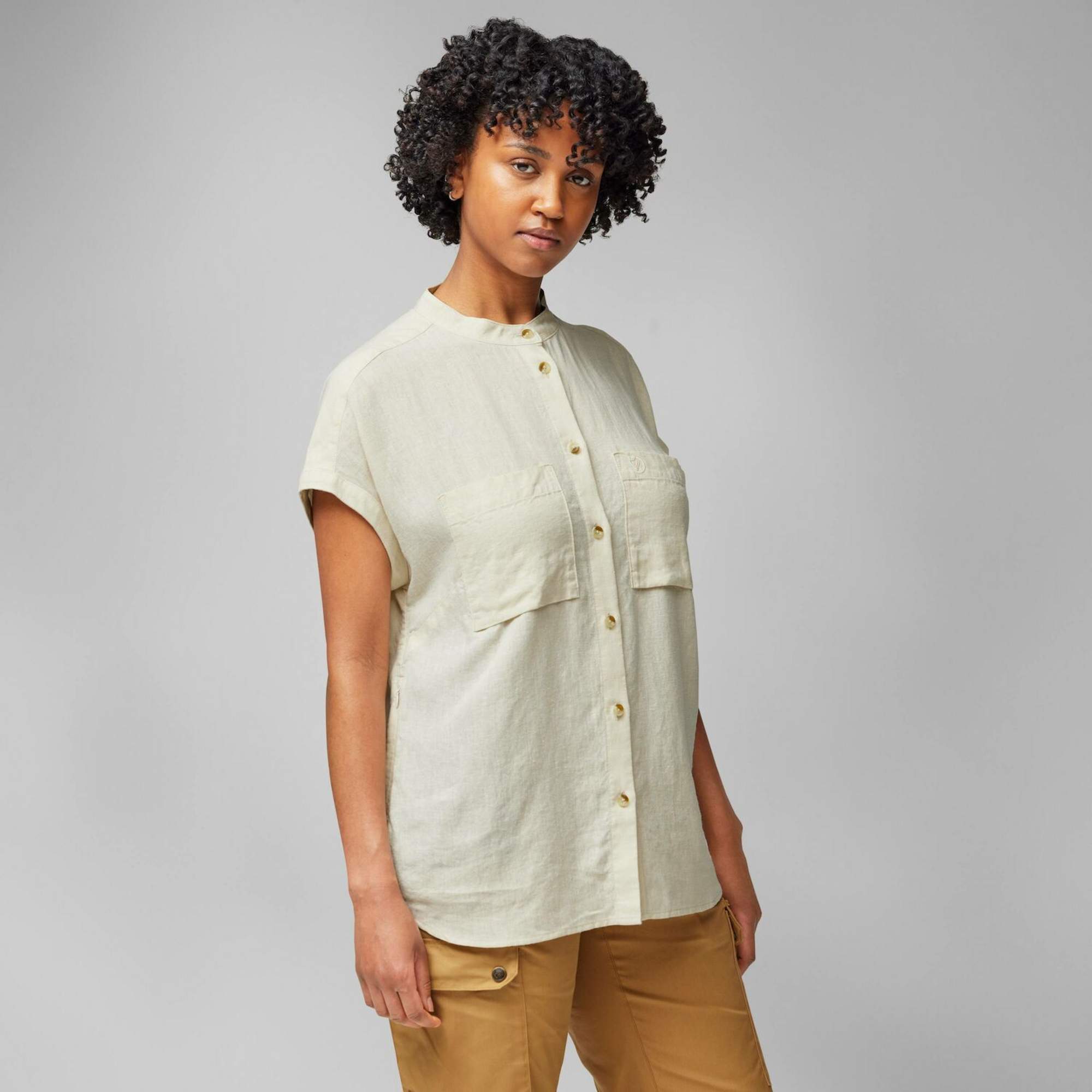Fjällräven ÖVIK HEMP SHIRT SS W Damen - Outdoor Bluse
