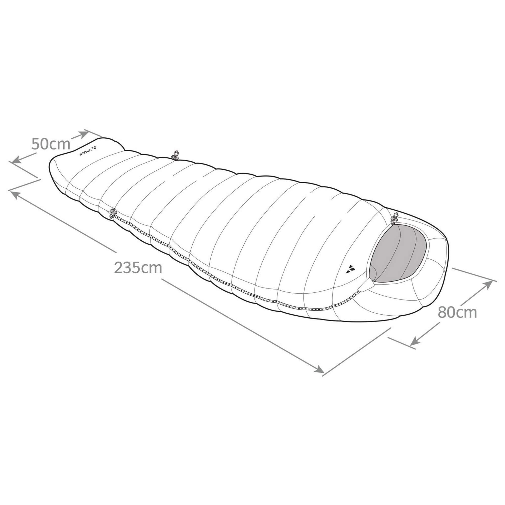 Vaude ROTSTEIN 1250 DWN - Winterschlafsack