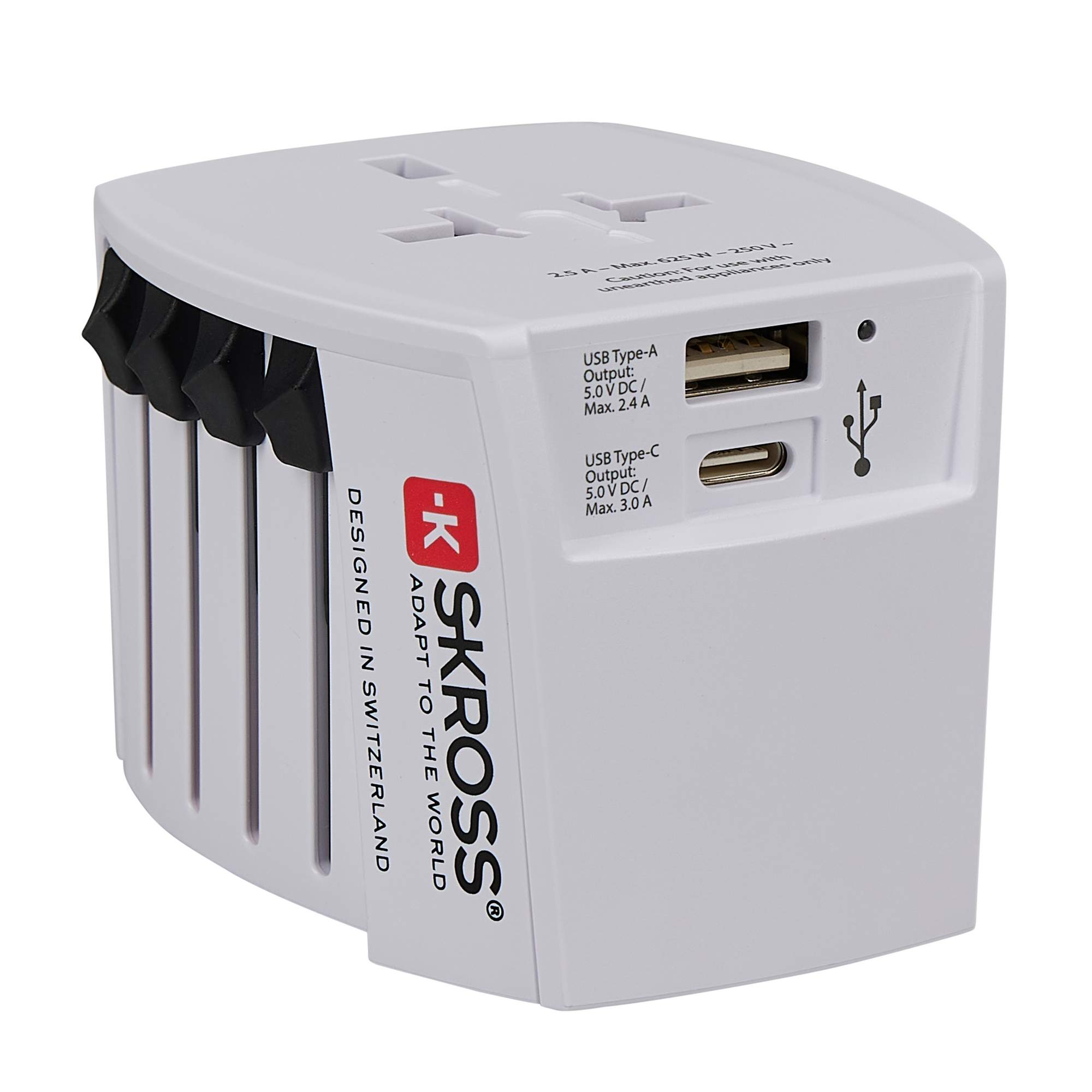 SKROSS MUV USB (AC) - Reisestecker
