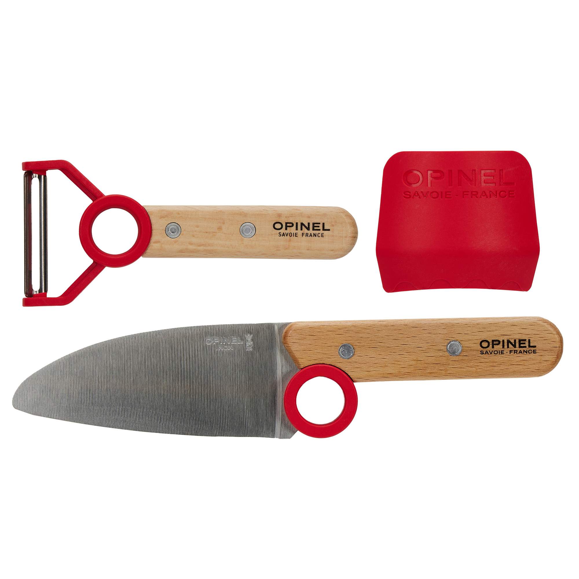 Opinel LE PETIT CHEF KINDER KÜCHENMESSER-SET, 3-TEILIG - Küchenmesser